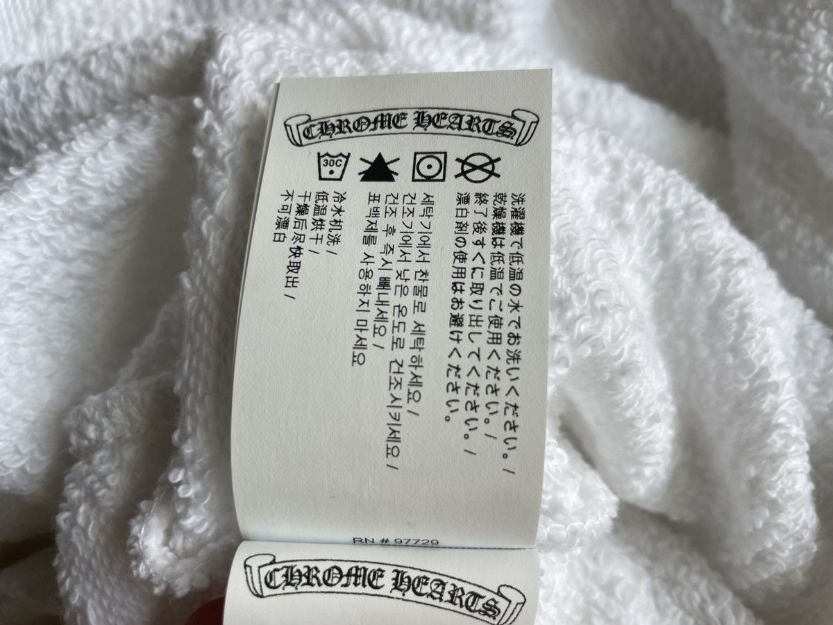 Chrome Hearts Chrome Hearts Tonal Monogram Cross White Cropped Sweatshirt Size M / US 6-8 / IT 42-44 - 10 Thumbnail
