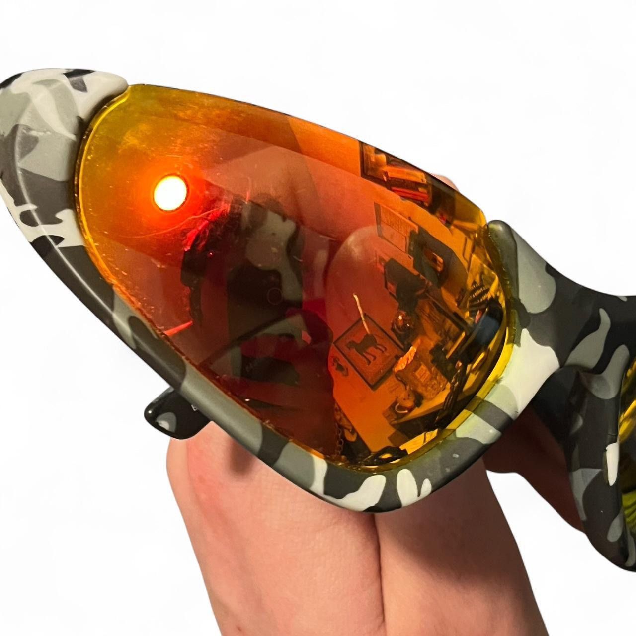 Balenciaga Snow Camo Xpander Sunglasses Size ONE SIZE - 8 Thumbnail