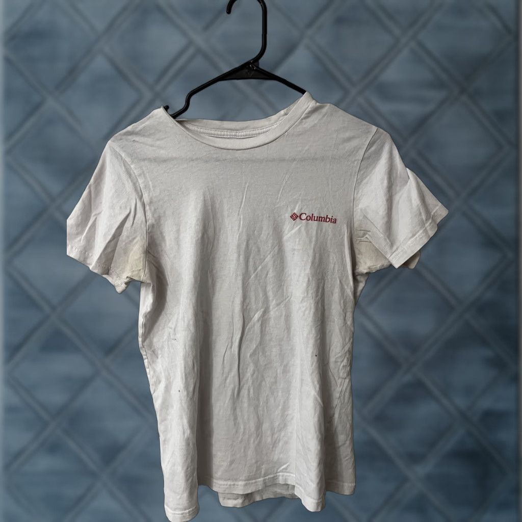 Logo 7 Columbia Logo Tee Graphic T Shirt Men's Size Small White Size US S / EU 44-46 / 1 - 1 Thumbnail