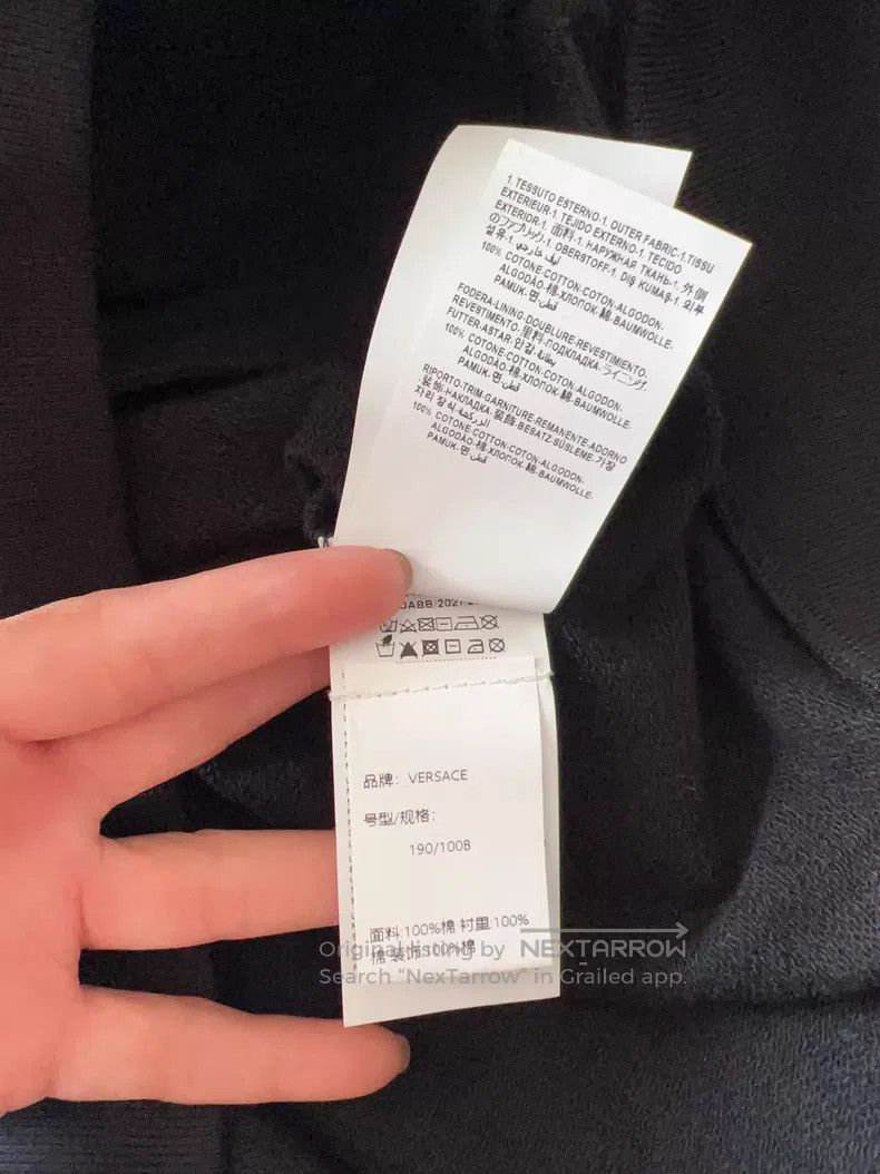 Versace Versace Zippered hooded sweatshirt with three-dimensional Size US XL / EU 56 / 4 - 9 Thumbnail