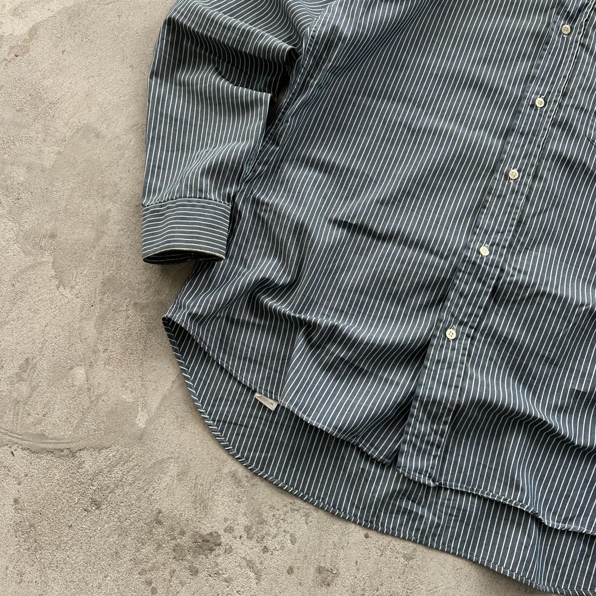 Fendi Vintage Fendi Style Oxford Stripped Shirt Buttom-Up Blue L Size US L / EU 52-54 / 3 - 4 Thumbnail