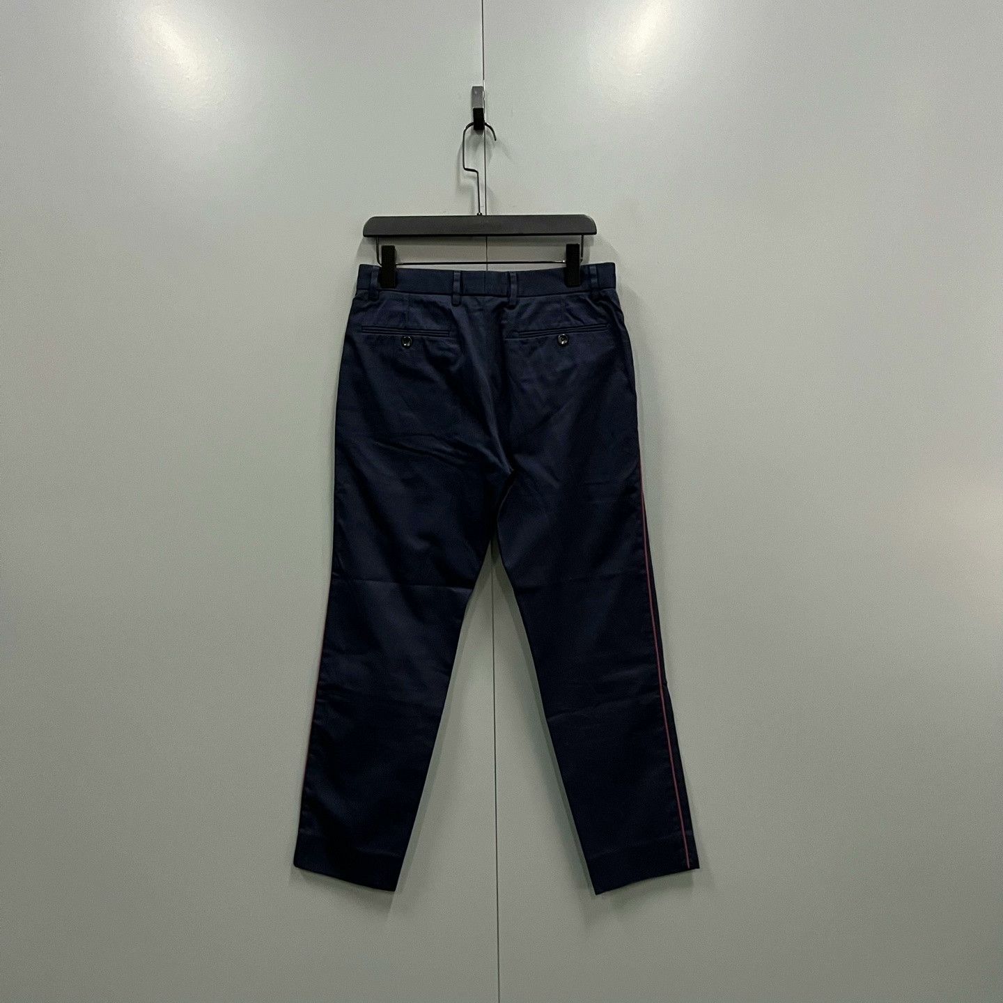 Gucci GUCCI Deep Blue Side Stripe Trousers Size US 28 / EU 44 - 2 Thumbnail