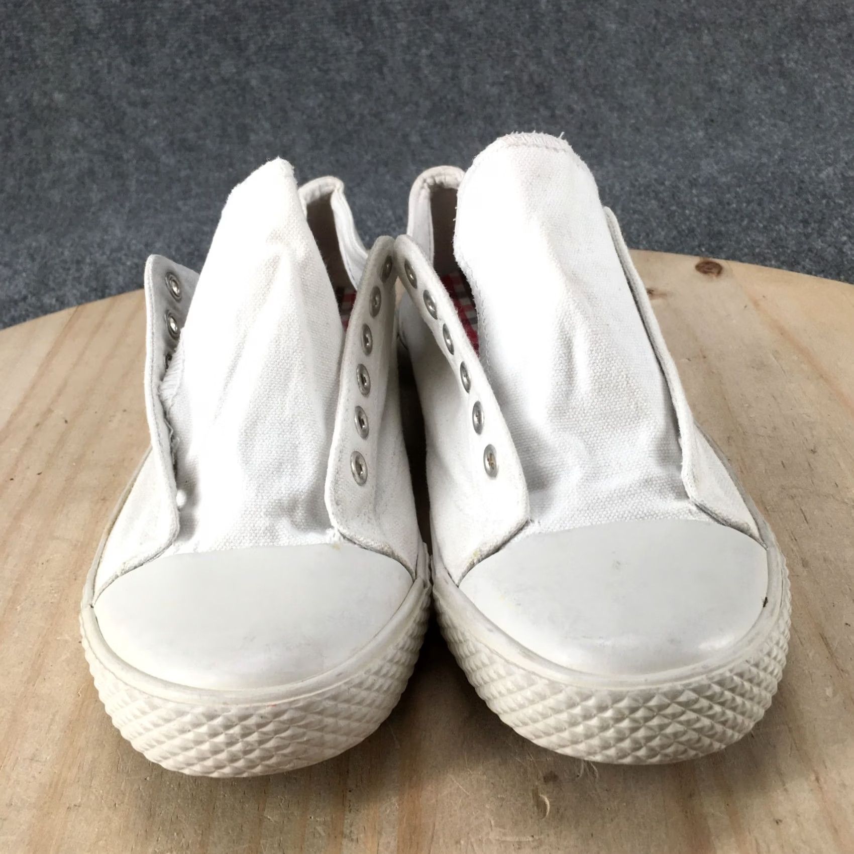 Airwalk Airwalk Sneakers Womens 9 White Legacee Slip-On Round Cap Toe Casual Comfort Size ONE SIZE - 7 Thumbnail