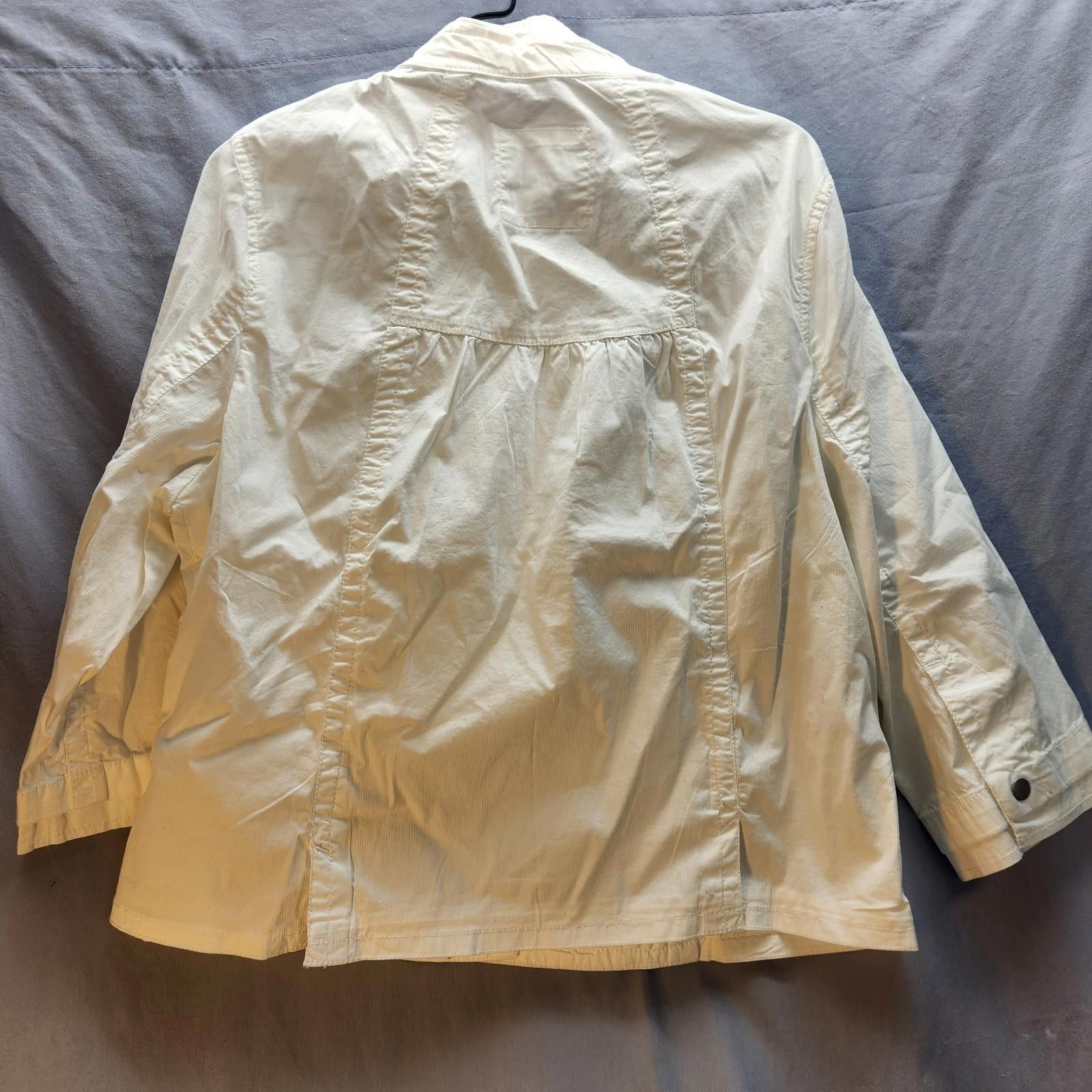 Eddie Bauer Eddie Bauer White Cotton Blend Jacket Womens Size XL Size XL / US 12-14 / IT 48-50 - 6 Thumbnail