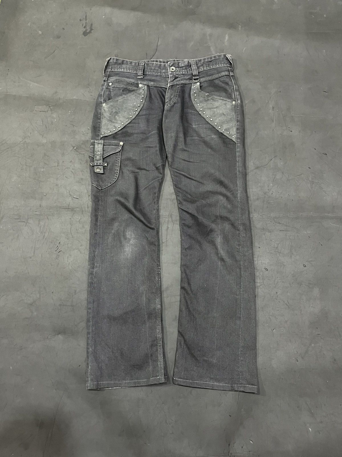 If Six Was Nine × Japanese Brand × Le Grande Bleu (L.G.B.) 💸BINDINGOFFER💸Nicole leather flared ifsixwasnine lgb styled Size US 30 / EU 46 - 1 Thumbnail