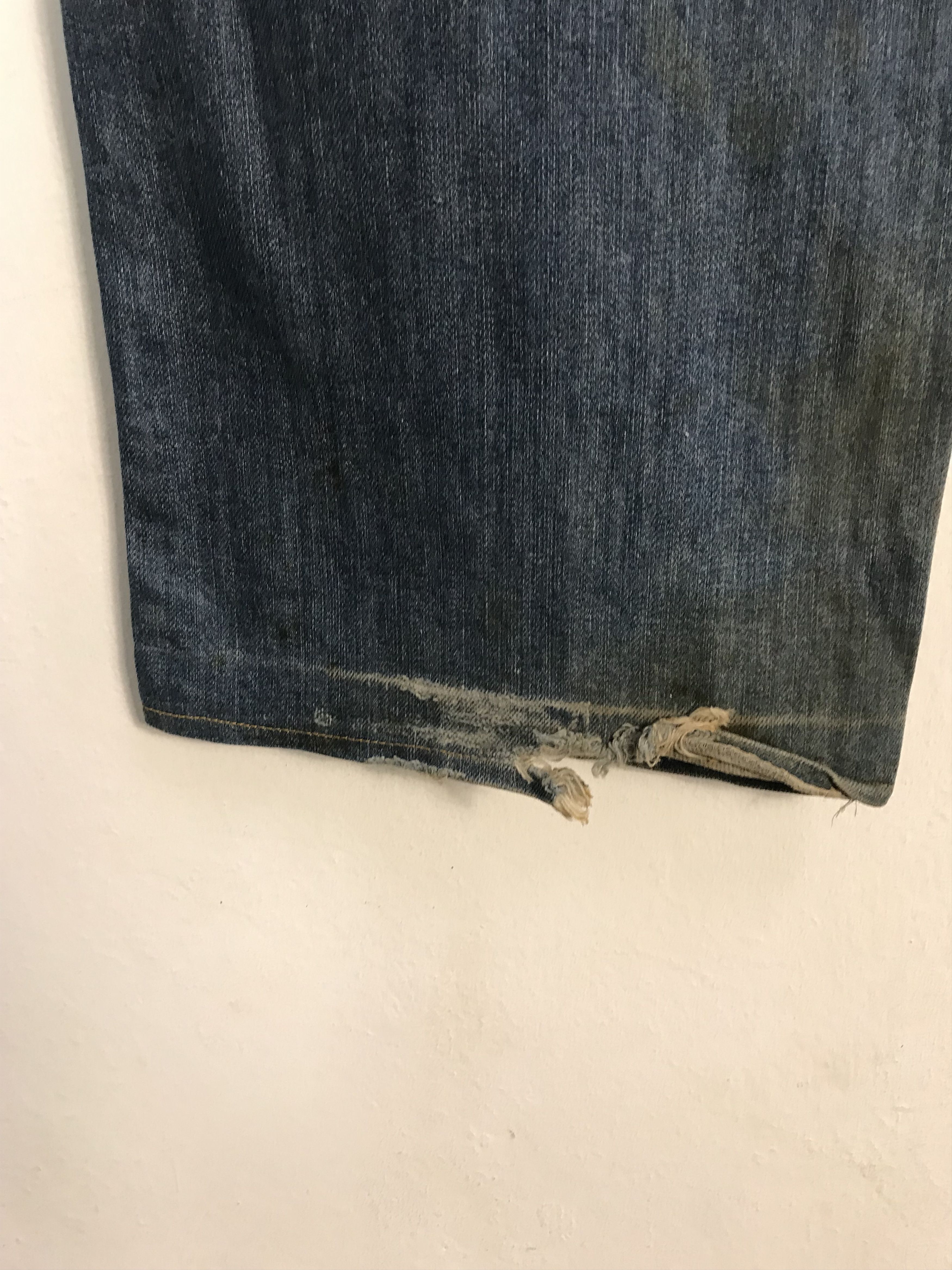 Other Air Canada Straight Cut Indigo Cargo Denim Jeans Size US 31 - 12 Thumbnail