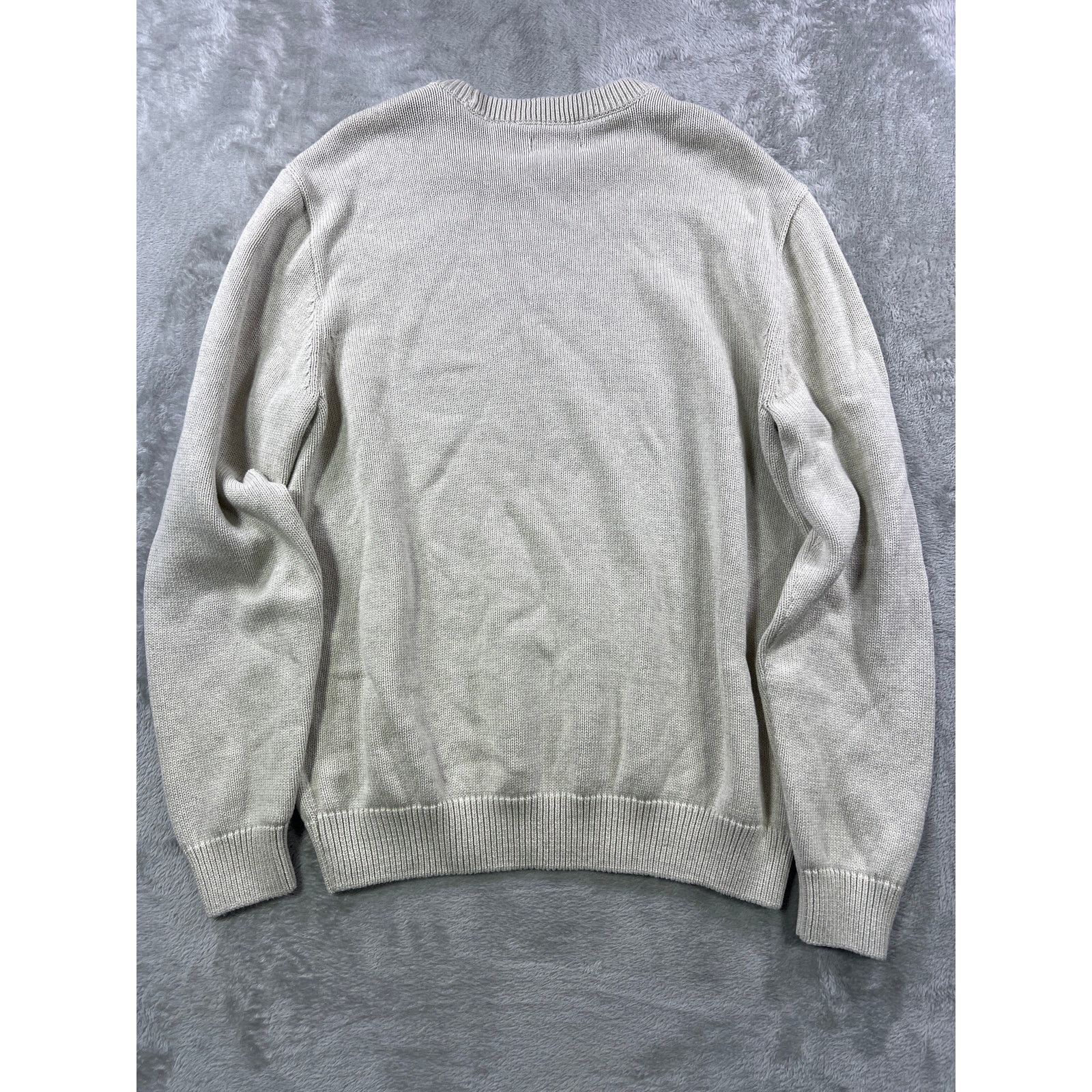 Chaps Streetstyle XL Light Gray Heavy Cotton Crewneck Sweater Size US XL / EU 56 / 4 - 6 Thumbnail