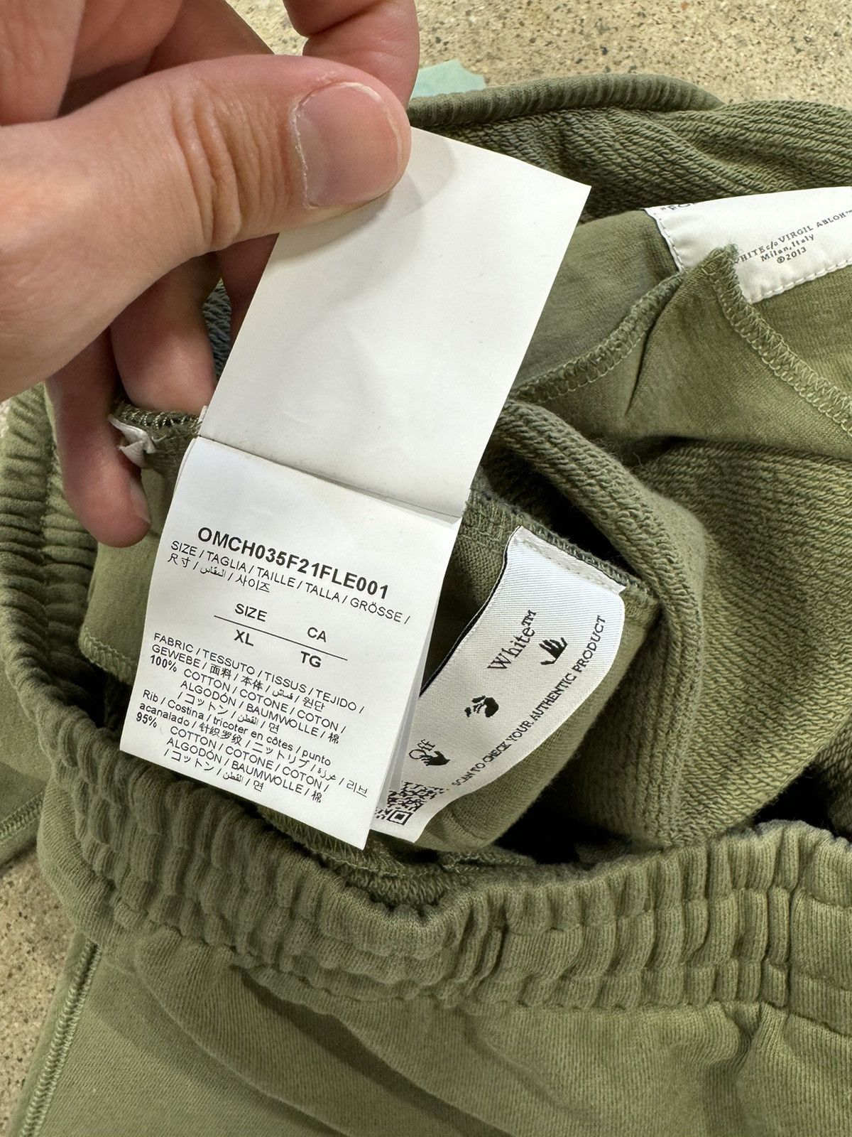 Off-White Off-White Logo Sweatpants NEW 750$ Size US 36 / EU 52 - 7 Thumbnail