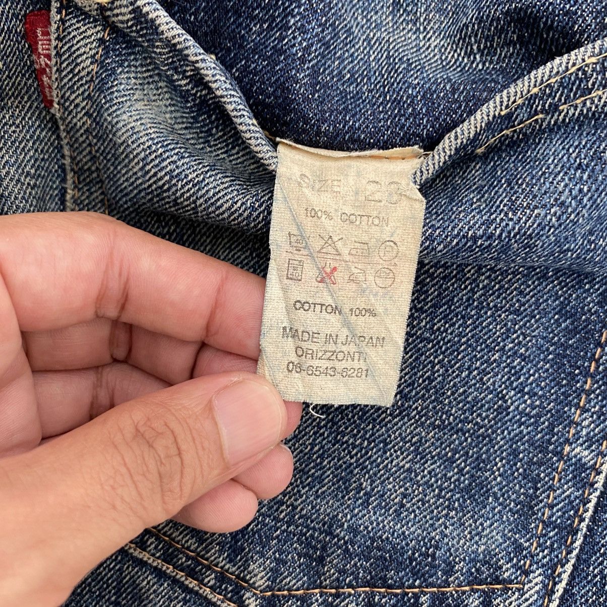 Denime Vintage 90’s Denime Japan Faded Blue Selvedge Jeans Size US 28 / EU 44 - 18 Thumbnail