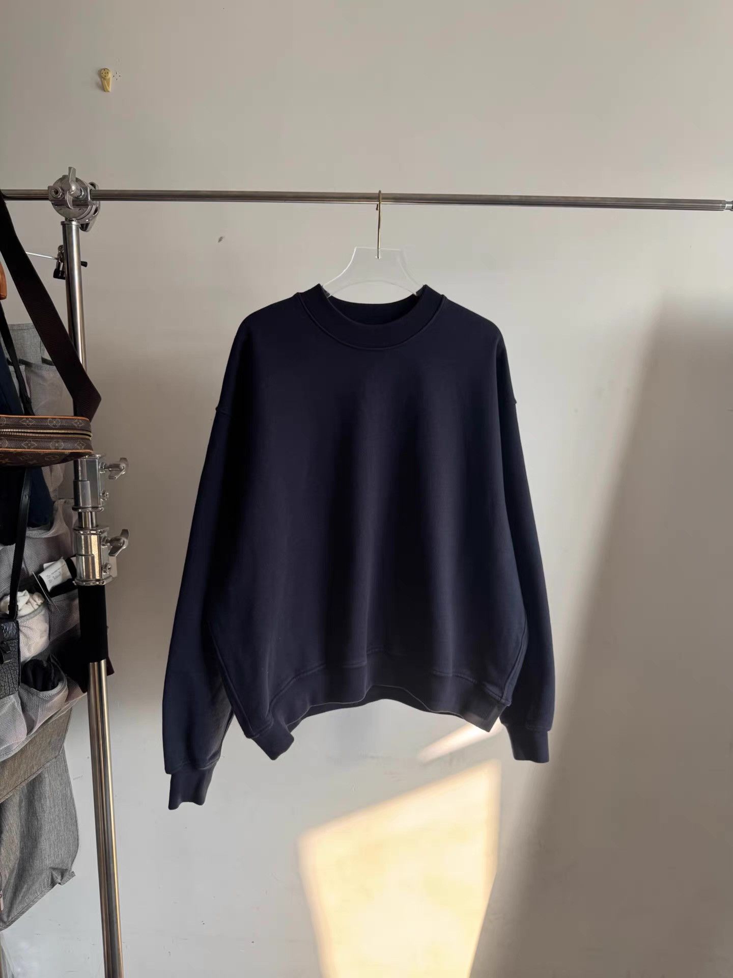 Fear of God Fear of God Main Line Navy Hoodie Q17 Size US M / EU 48-50 / 2 - 2 Thumbnail