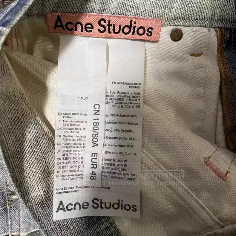 Acne Studios Acne Studios 24FW 3D Printed Belt Chain Culottes Size US 30 / EU 46 - 4 Thumbnail