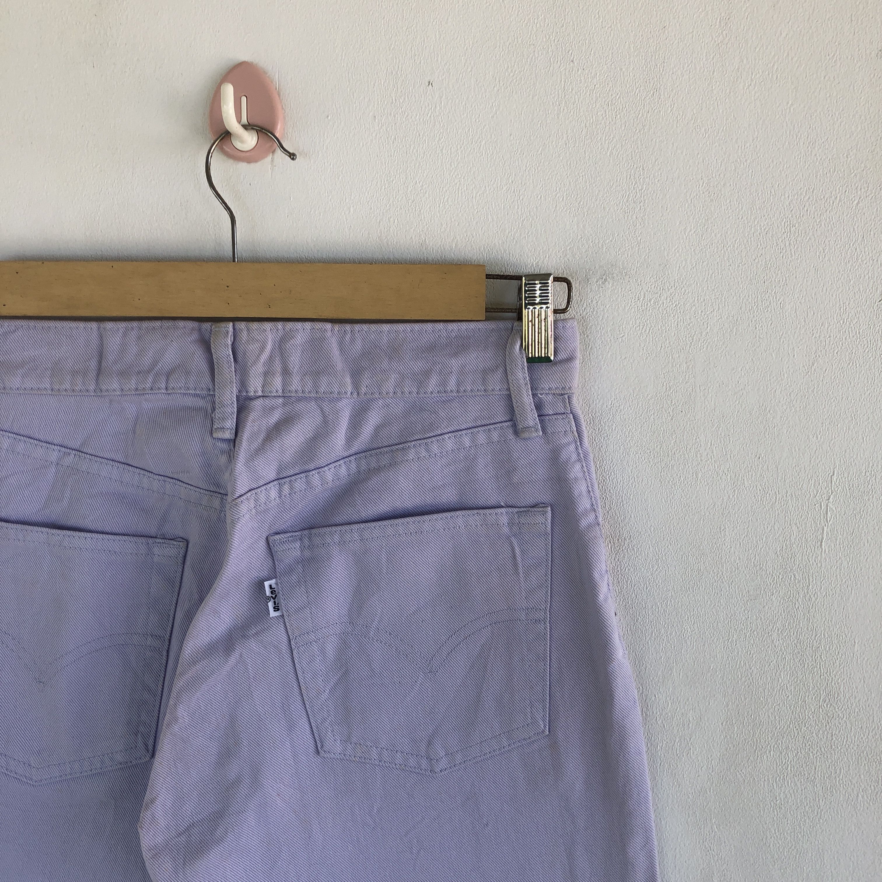 Levi's × Vintage Vintage Dirty Levis 554 Jeans Levi's Purple Denim Size 28" / US 6 / IT 42 - 7 Thumbnail