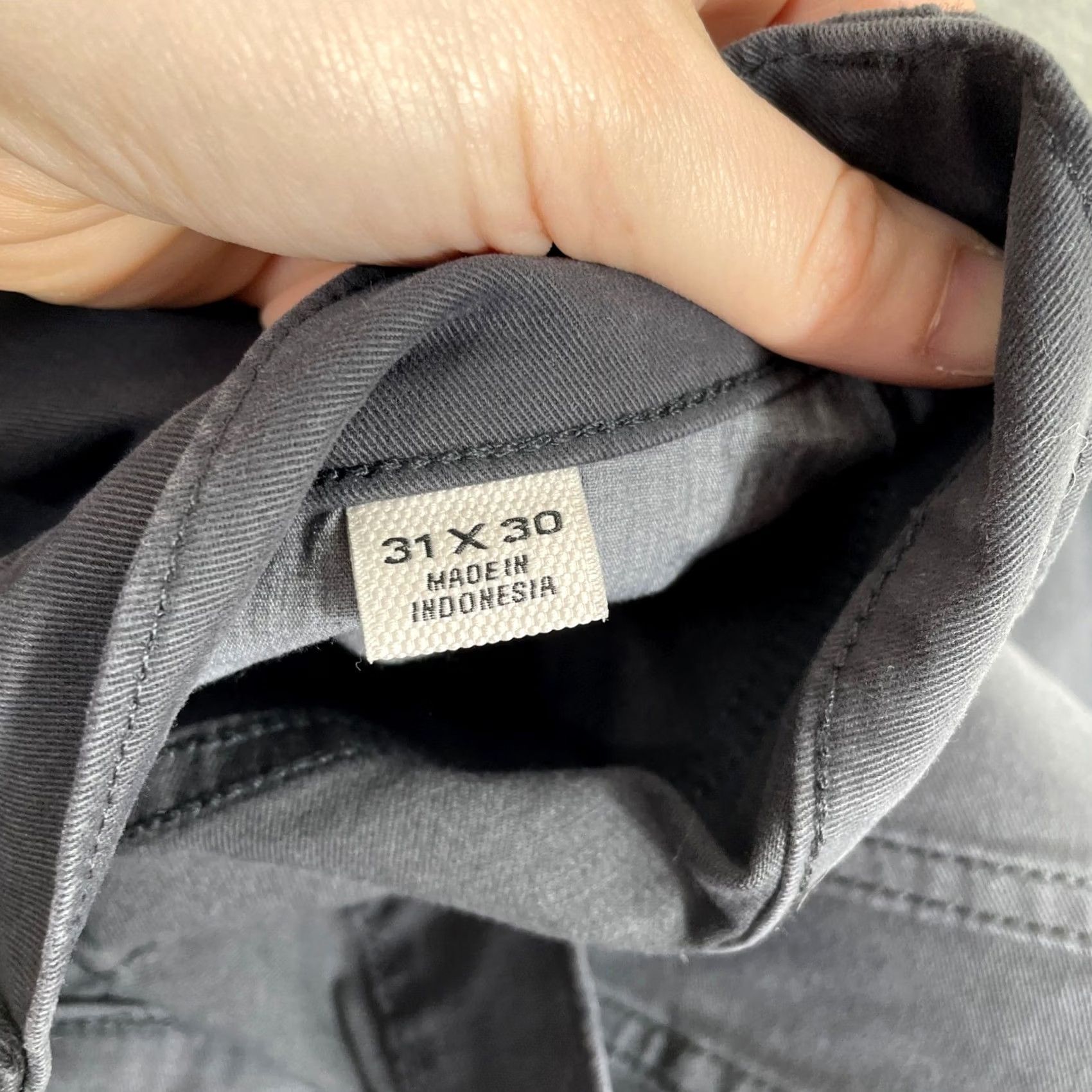 Flint And Tinder Flint and Tinder Chino Mens 31 Gray Pant 31x30 Slim Fit Workwear Everyday Size US 31 - 4 Thumbnail
