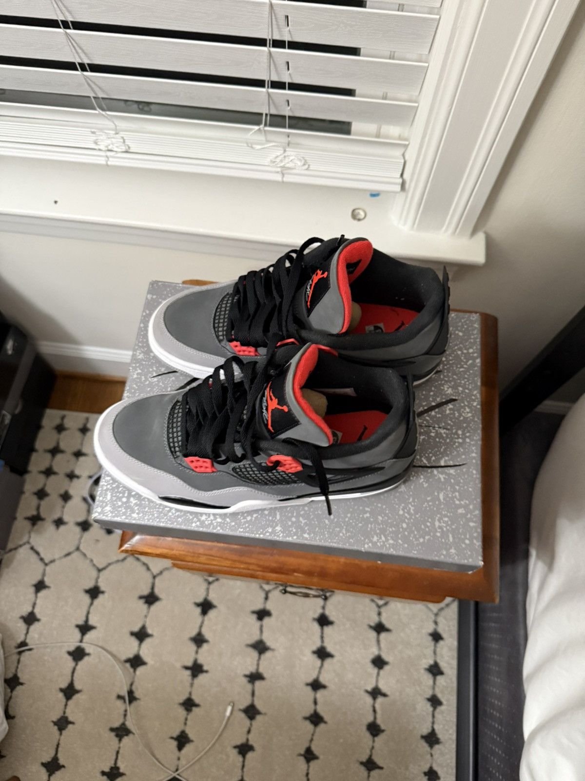 Jordan Brand Jordan Retro 4 Infrared Size US 9.5 / EU 42-43 - 2 Thumbnail
