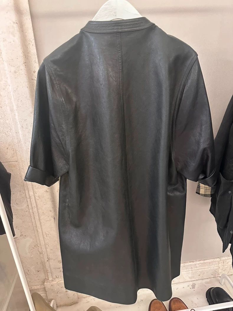 Rick Owens RICK OWENS size 38 Half Sleeve Leather jacket 2501-Nextarro Size US M / EU 48-50 / 2 - 3 Thumbnail