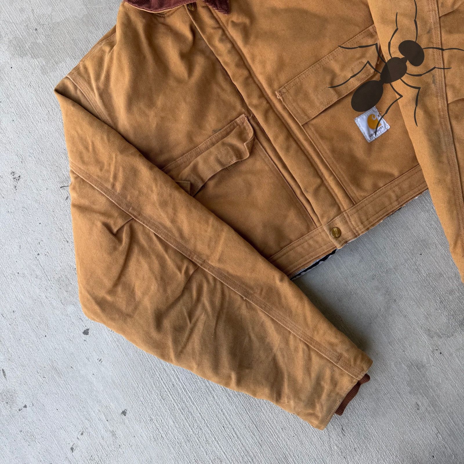 Carhartt × Vintage Carhartt brown cropped Detroit style work wear jacket Size US M / EU 48-50 / 2 - 2 Thumbnail