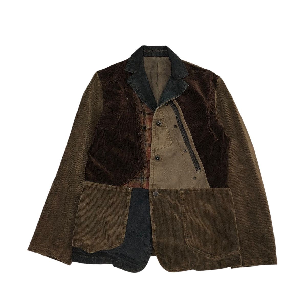 🔥VINTAGE CHORE WORKER JACKET GEPAECK PATCHWORK ISSEY MIYAKE