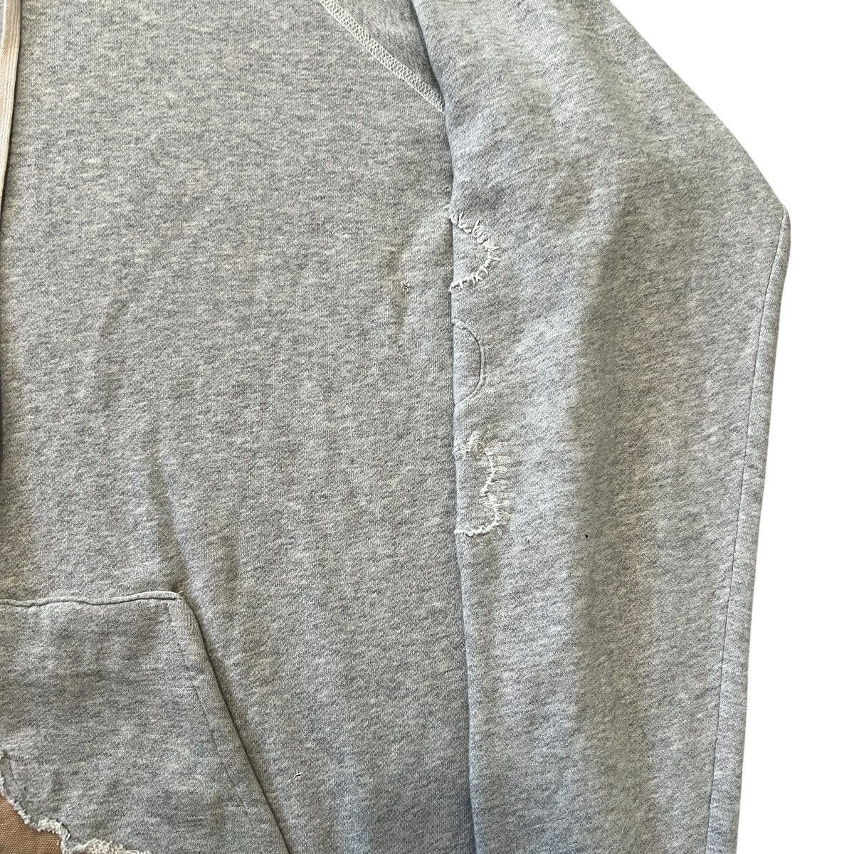 Greg Lauren Greg Lauren Grey Fleece / Carhartt Rework Hoodie Size 3 Size US M / EU 48-50 / 2 - 3 Thumbnail