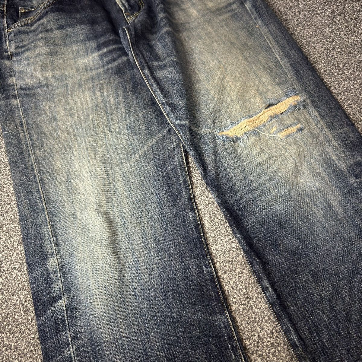 Edwin 🔥🇯🇵 Vintage 90s Edwin 503s Gunny Sack Denim Size US 32 / EU 48 - 4 Thumbnail