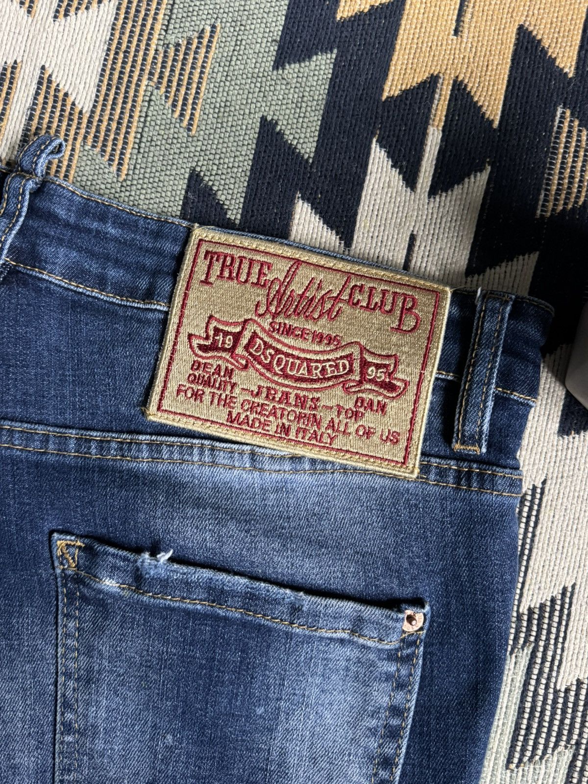 Dsquared2 ❗️Rare❗️Dsquared2 Denim True Artist Club Jeans Size US 32 / EU 48 - 6 Thumbnail