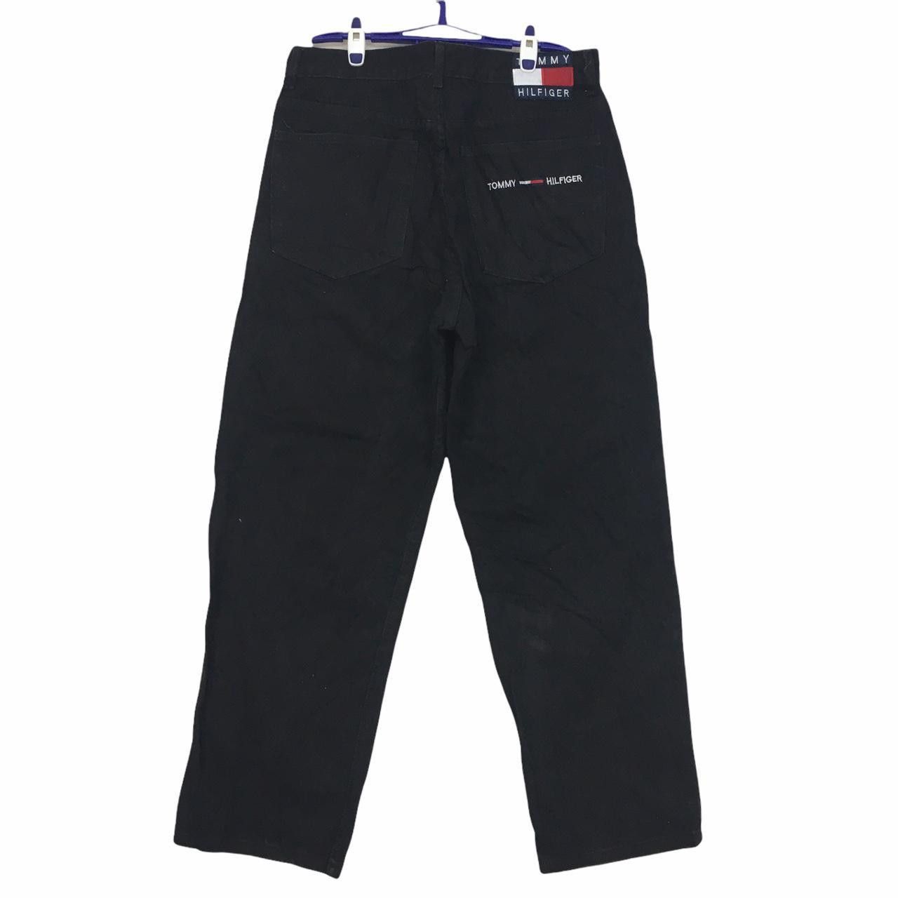 Tommy Hilfiger Vtg TOMMY HILFIGER Tommy Jeans Black Freedom Denim Jeans Size US 32 / EU 48 - 2 Thumbnail