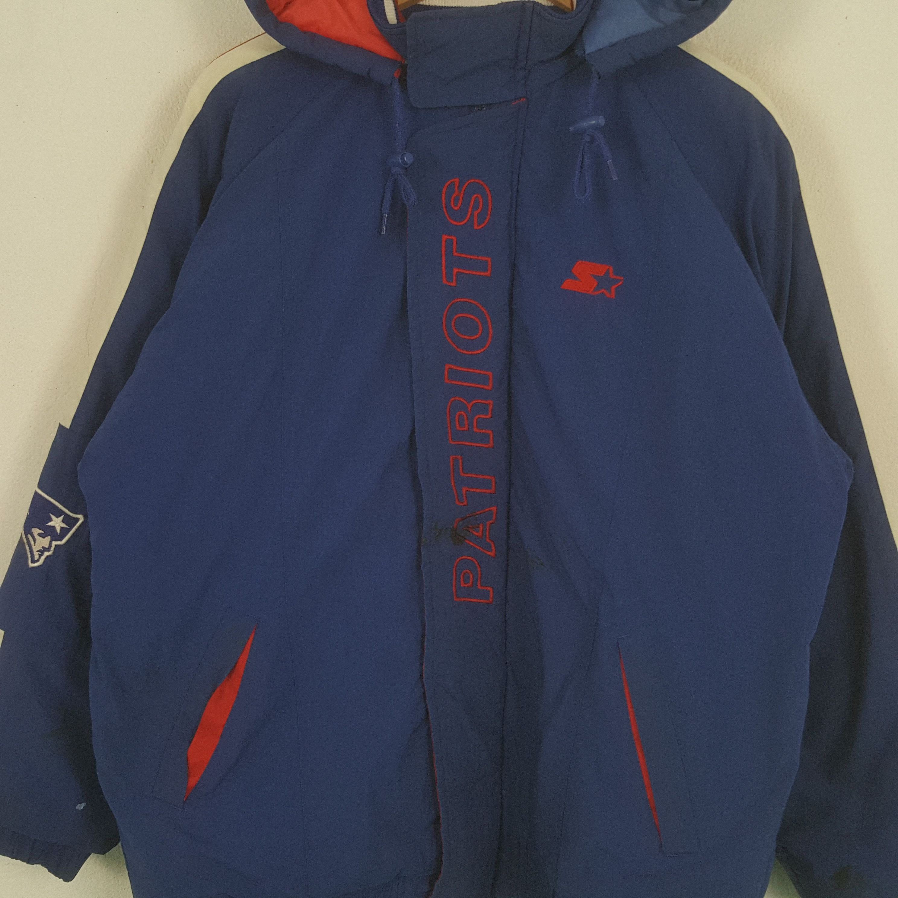 Vintage Patroits NFL American Football Team Hoodies Jacket