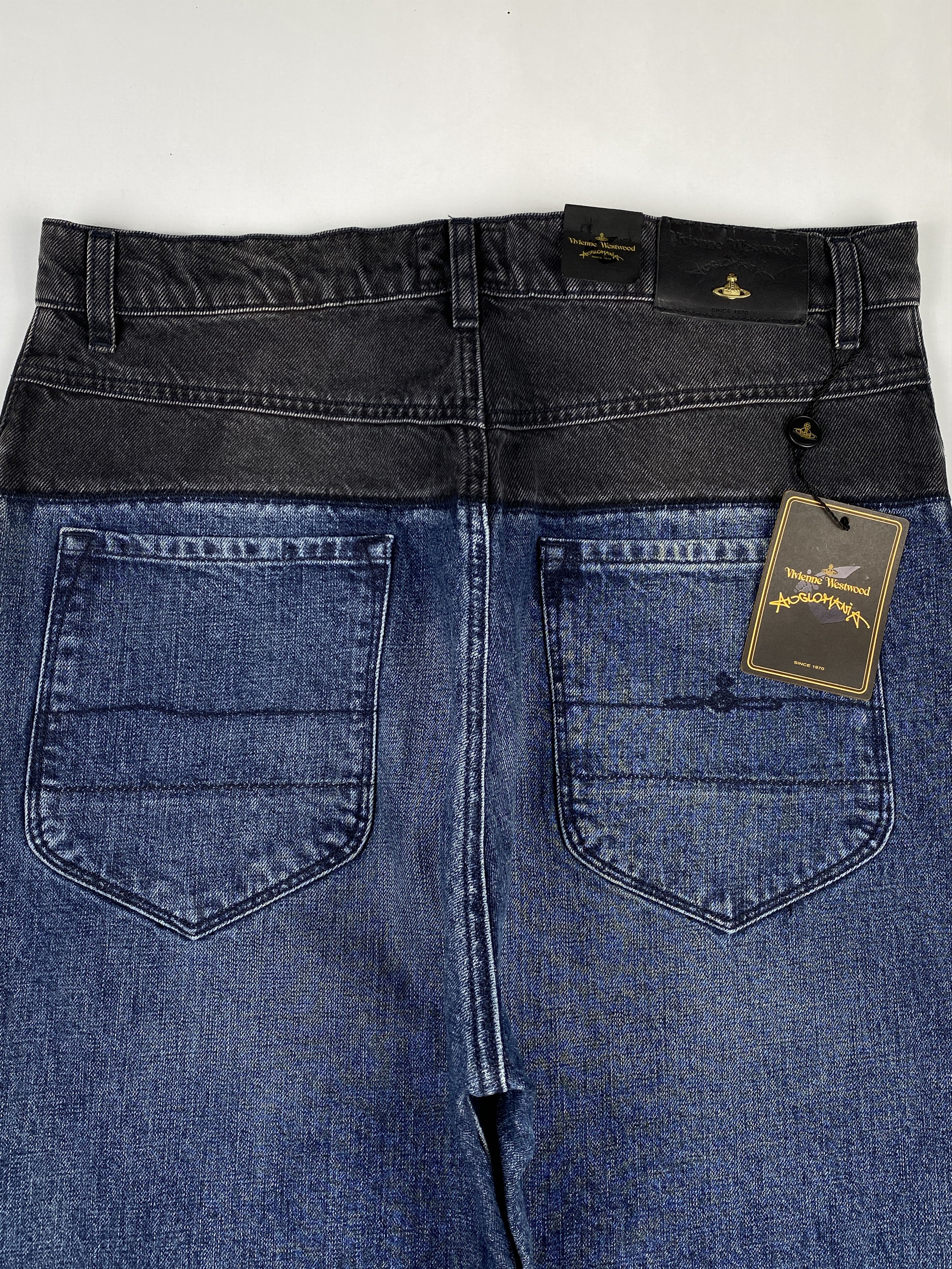 Vivienne Westwood Contrasting Waistband Denim Jeans Size US 32 / EU 48 - 9 Thumbnail