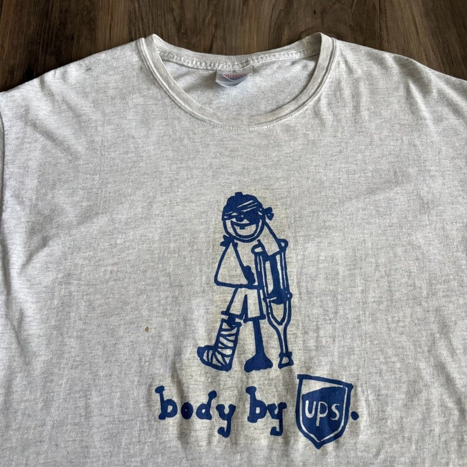 Vintage Vintage Body By UPS T-Shirt Men's Size L Funny Size US L / EU 52-54 / 3 - 5 Thumbnail
