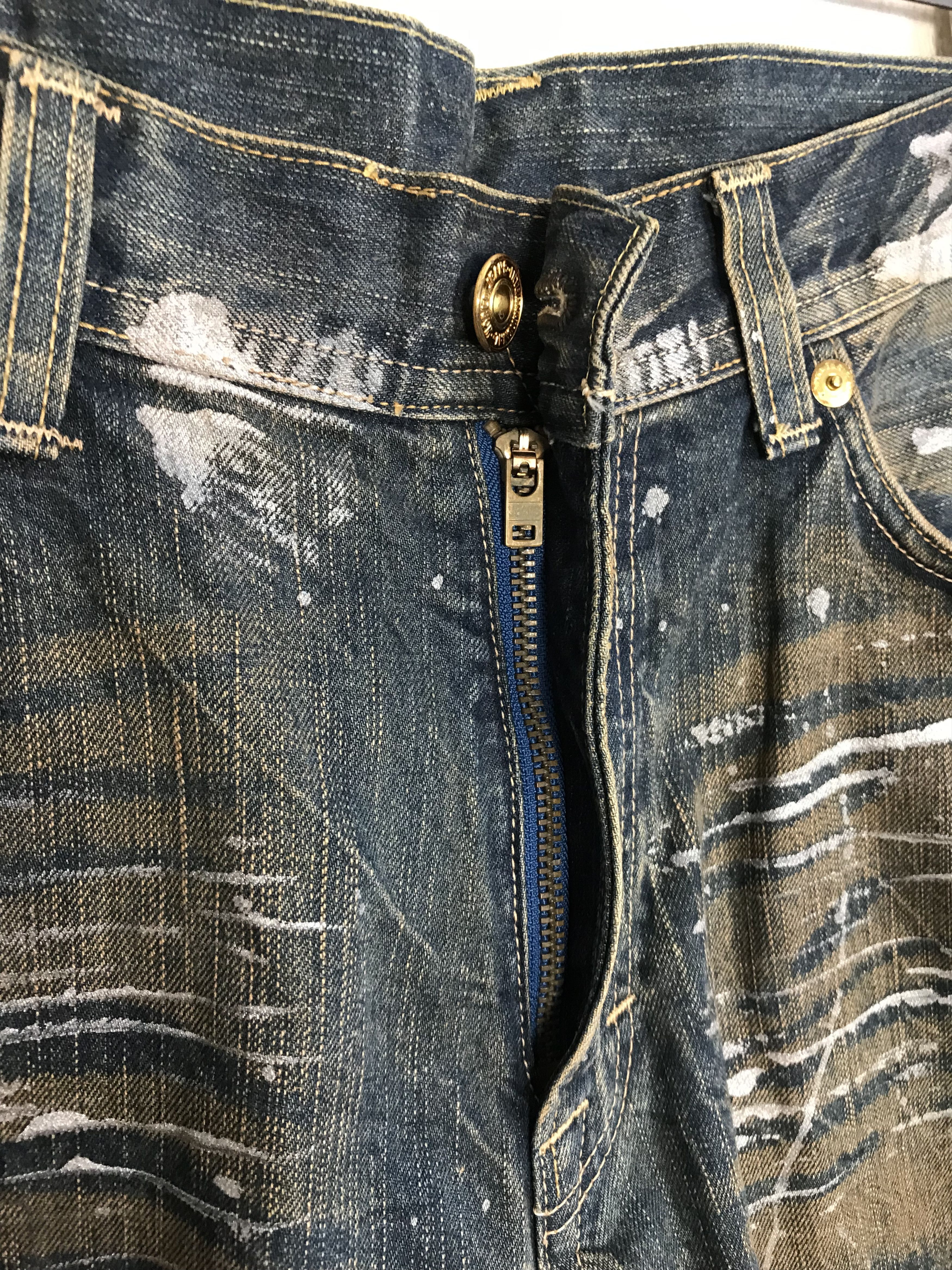 Japanese Brand × Vintage Vintage Denim Craft Premium Clothing Design Distressed Style Size US 37 - 8 Thumbnail