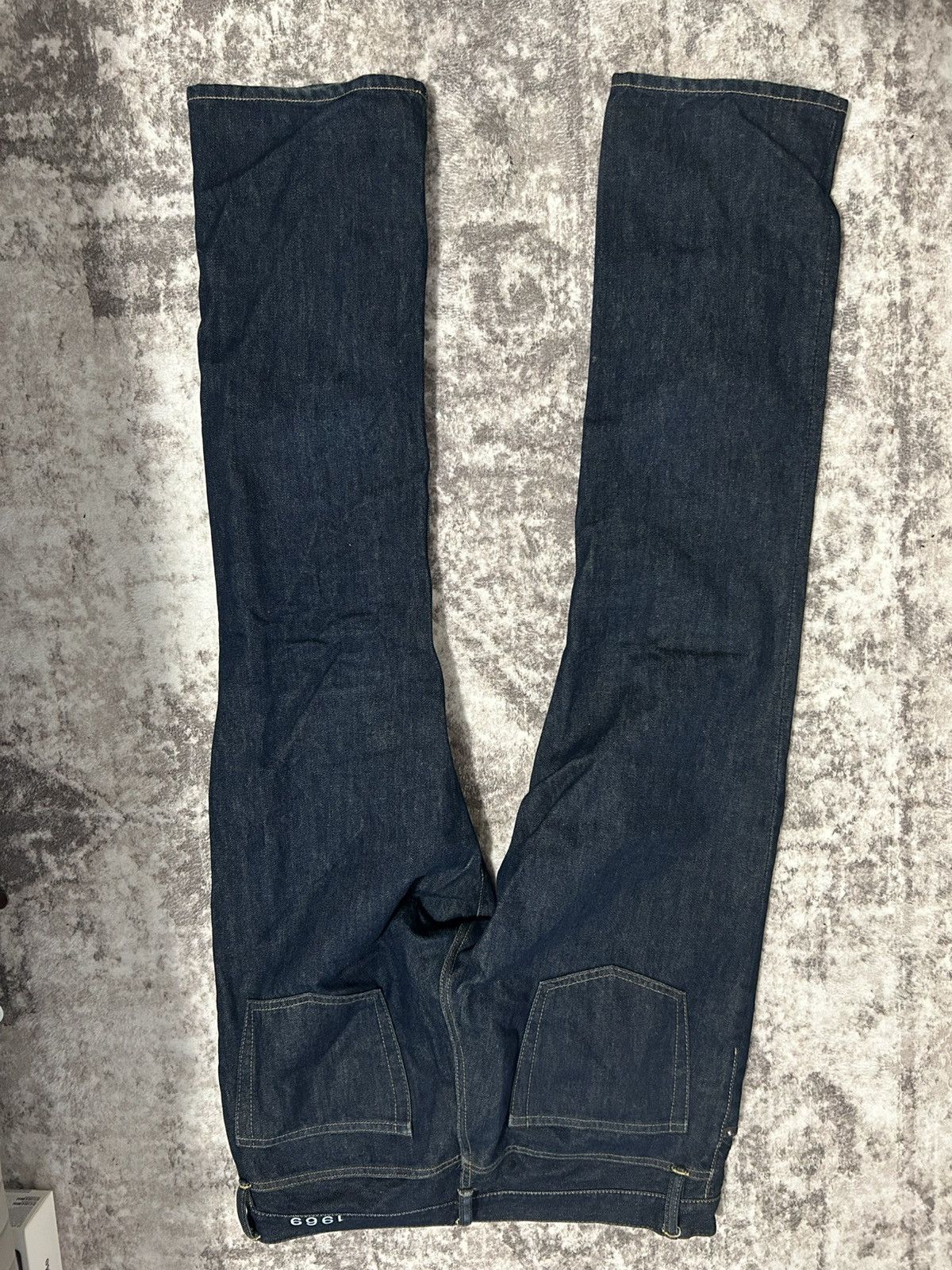 Gap Straight Gap 1969 dark blue jeans Size US 32 / EU 48 - 6 Thumbnail