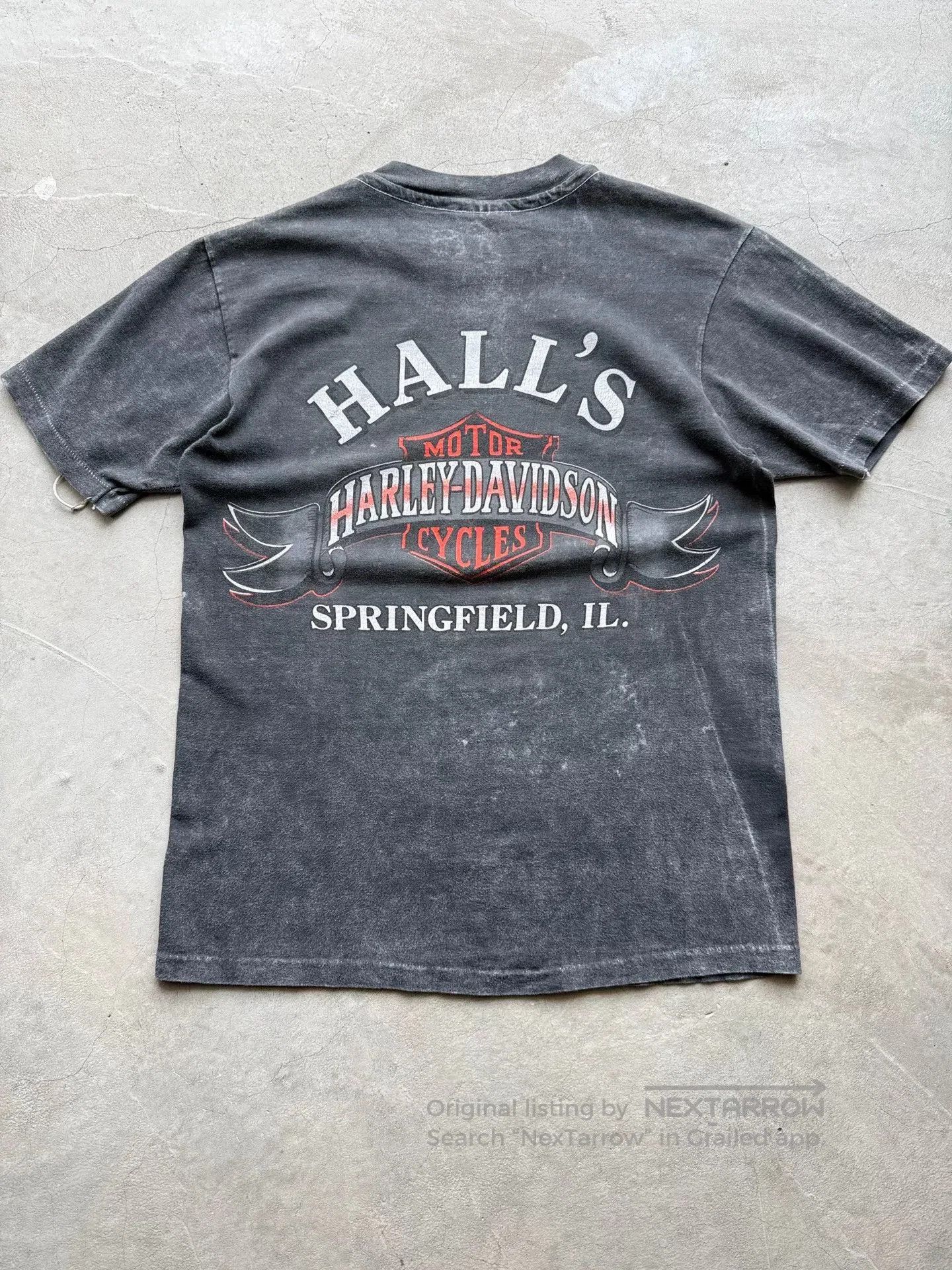 Vintage Vintage 80s Harley Davidson Springfield Tee. Size US M / EU 48-50 / 2 - 6 Thumbnail