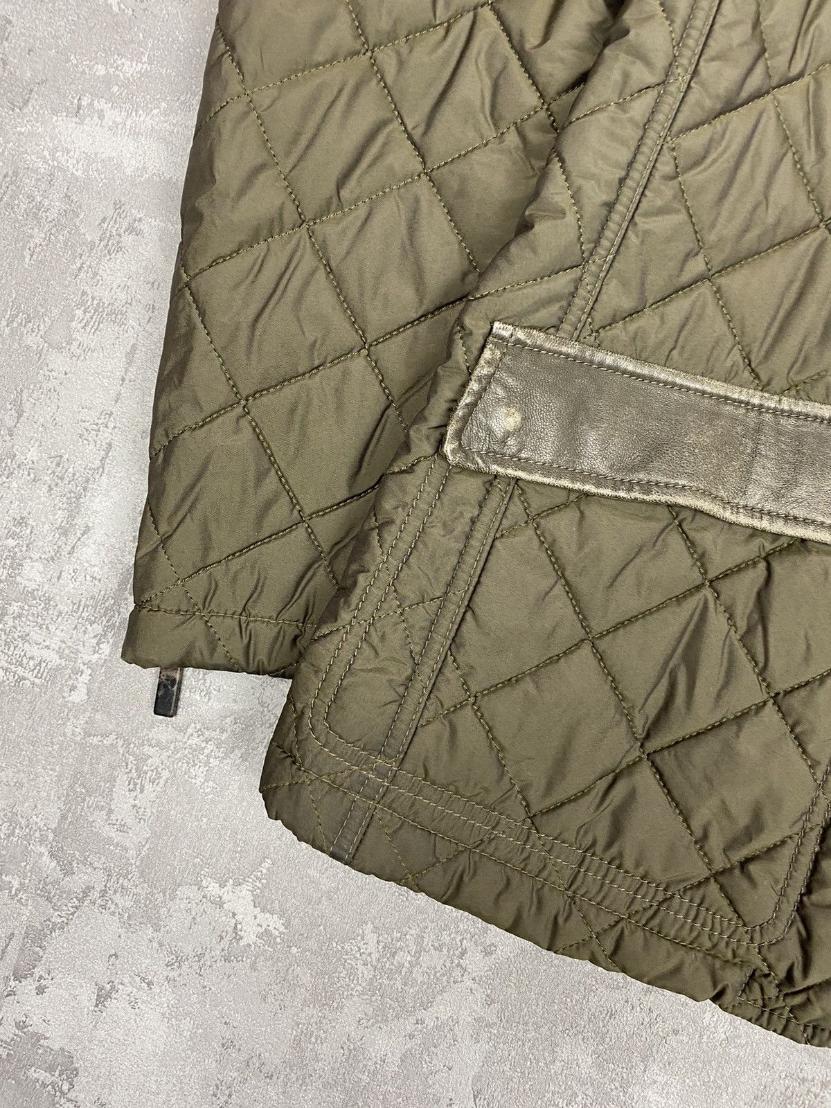 Designer × Etro ETRO Milano Coat Jacket Bomber silk leather M hunt Size US M / EU 48-50 / 2 - 2 Thumbnail