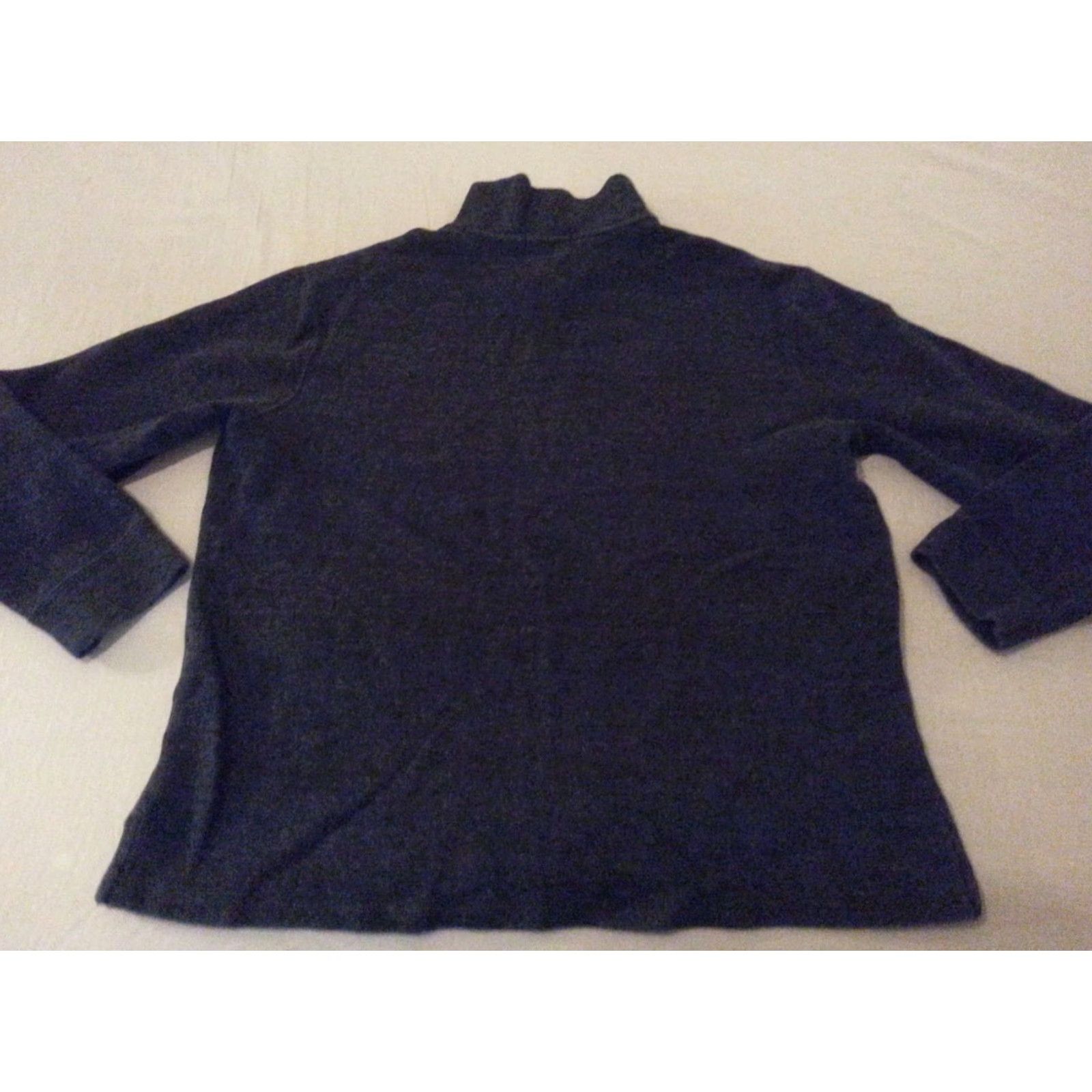 Polo Ralph Lauren Polo Ralph Lauren Mens Polo Shirt 1/2 Zip Sweater L Large Gray Cotton Size US L / EU 52-54 / 3 - 3 Thumbnail