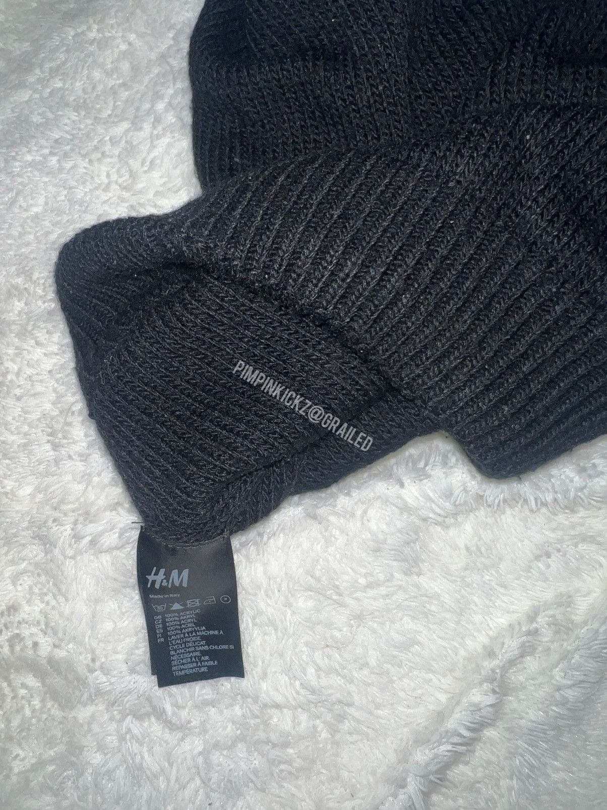 H&M Black unisex pullover scarf | H&M Size ONE SIZE - 3 Thumbnail