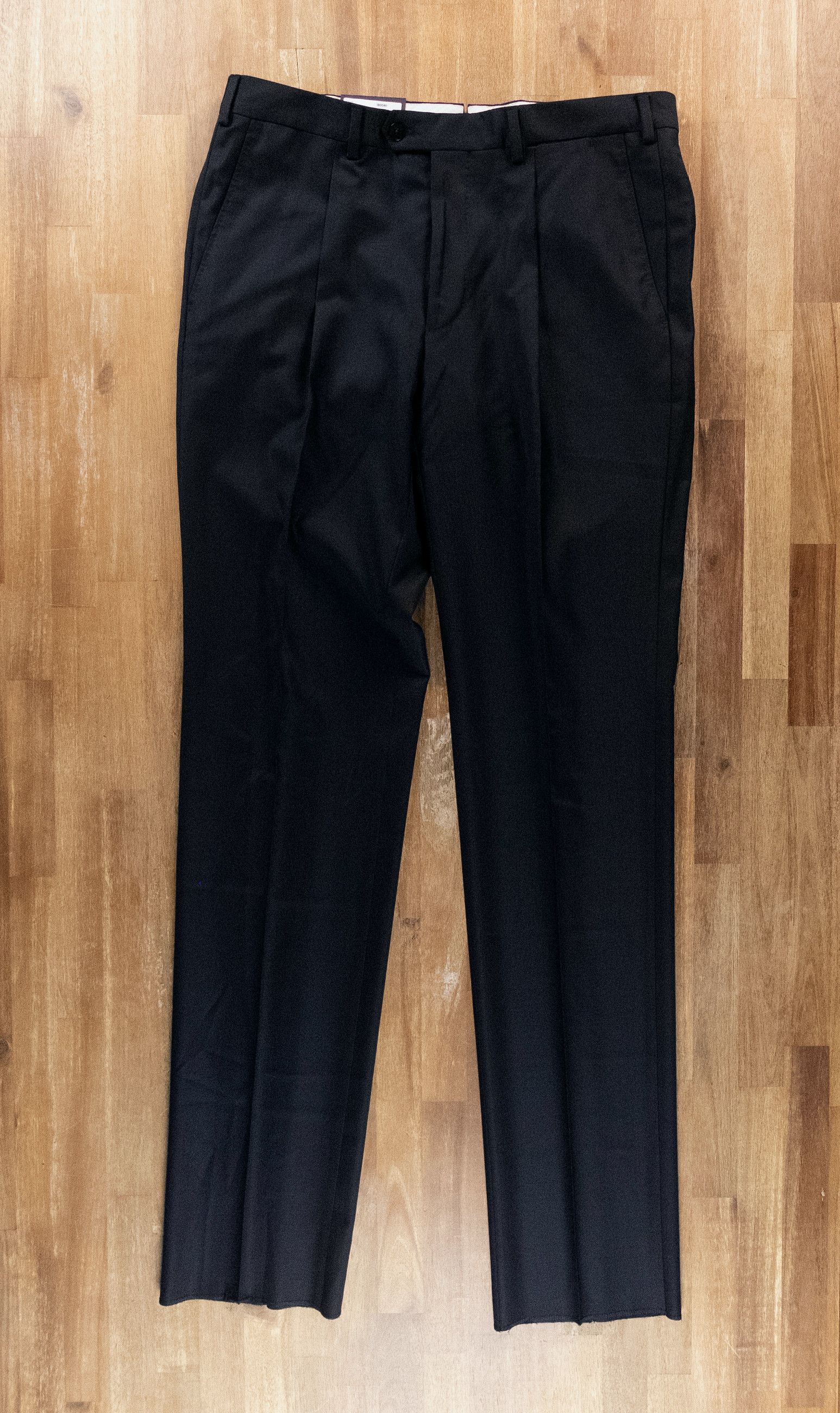 Caruso CARUSO navy blue wool dress pants trousers 34 / 50 Size US 34 / EU 50 - 1 Thumbnail