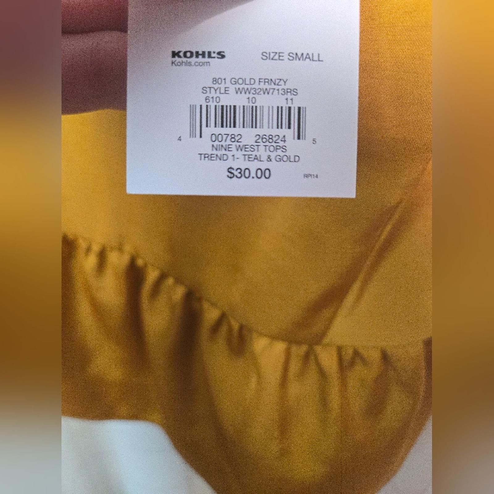 Nine West Nine West Golden Tank Size S / US 4 / IT 40 - 3 Thumbnail