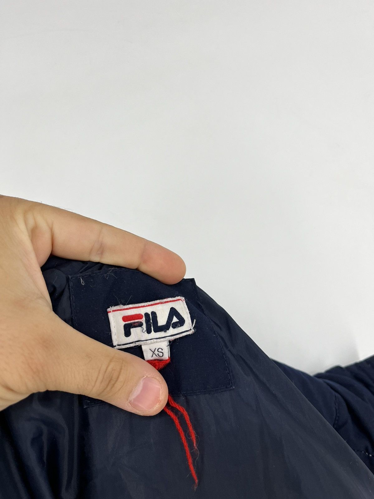 Fila × Vintage Vinatge Fila Puffer Coat Winter Jacket 90's Mini logo Size XS / US 0-2 / IT 36-38 - 6 Thumbnail