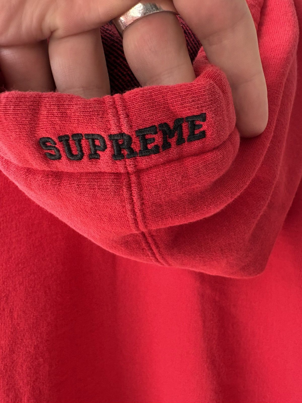 Supreme Supreme SALEM Red Zip Hoodie XL Size US XL / EU 56 / 4 - 7 Thumbnail