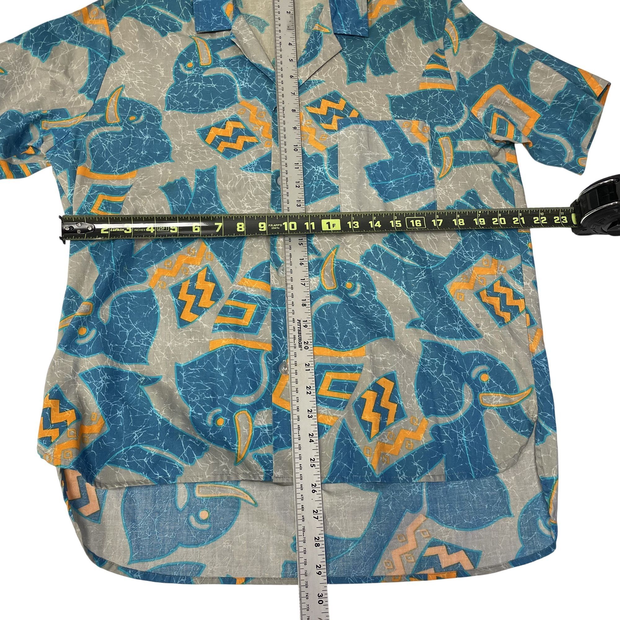 Other Vtg Club Arena ALL OVER PRINT Elephant Streetwear Shirt Size US M / EU 48-50 / 2 - 6 Thumbnail
