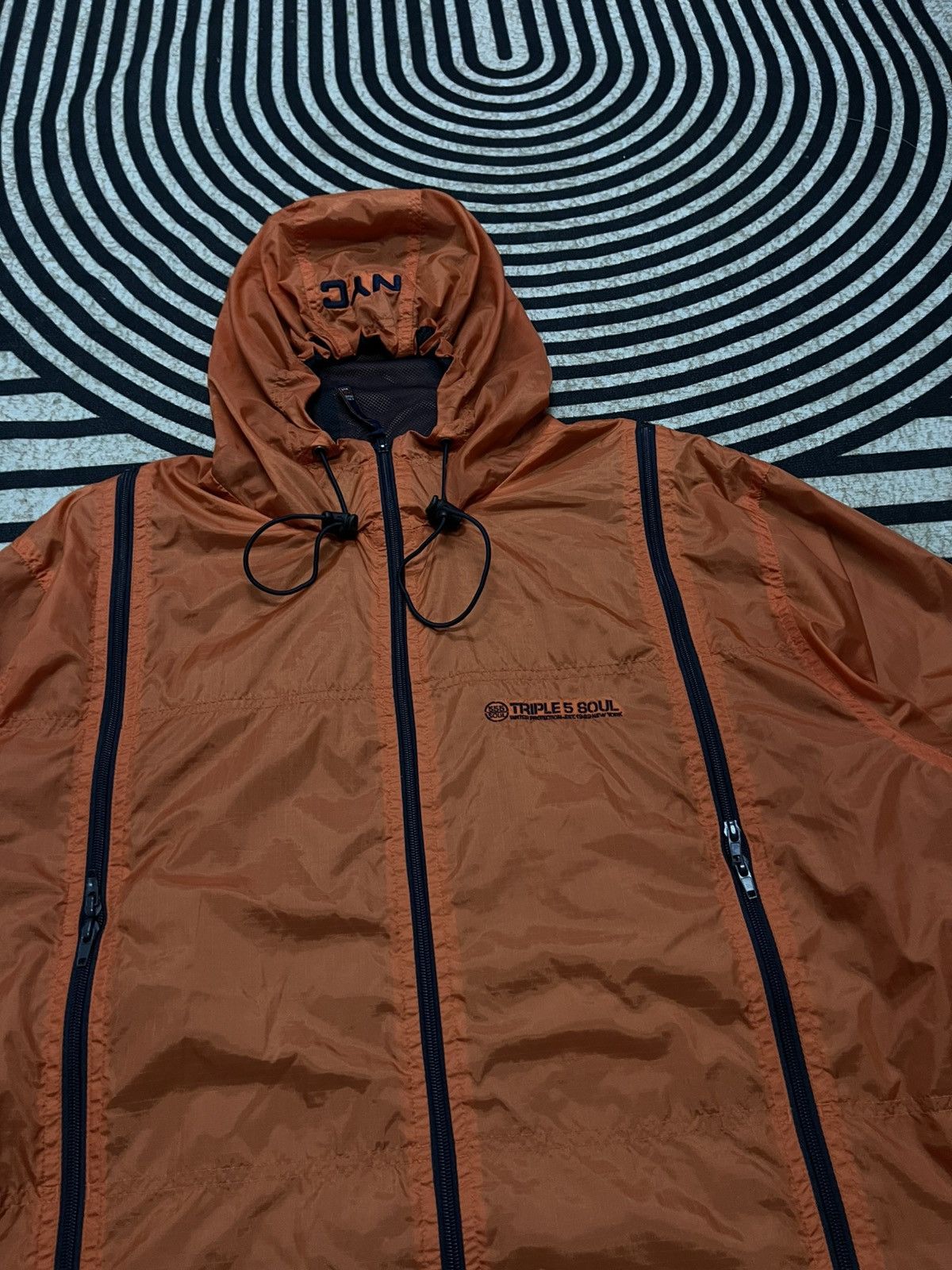 Triple 5 Soul 90s TRIPLE 5 SOUL MULTI ZIPPER-POCKET HOODIE LIGHT JACKET Size US L / EU 52-54 / 3 - 6 Thumbnail