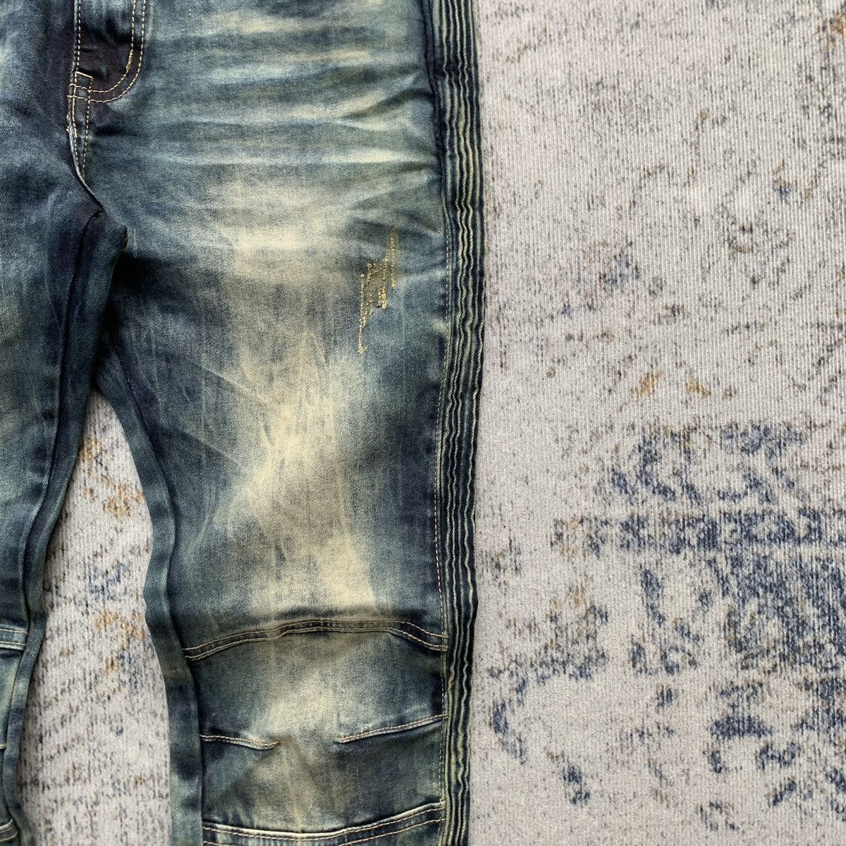 In The Attic 2000s - In The Attic Japanese Distressed Biker Pants Jeans Size US 30 / EU 46 - 4 Thumbnail
