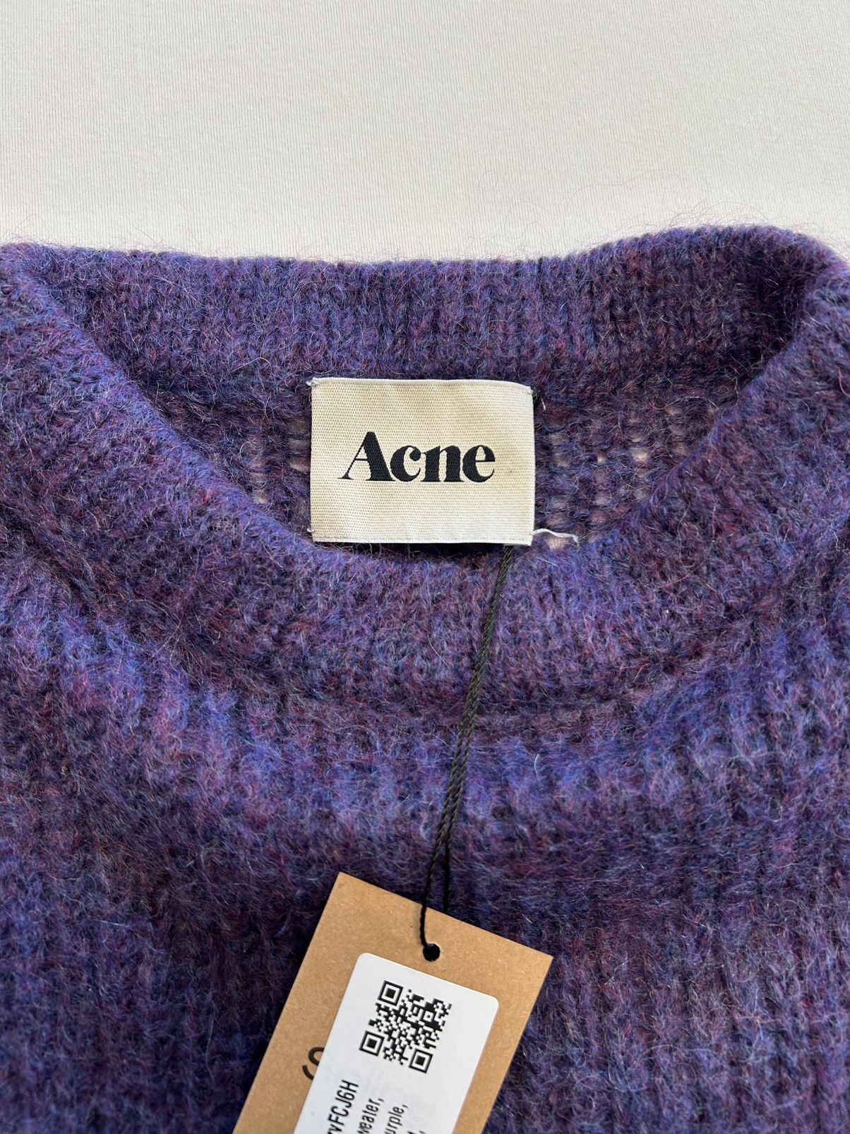 Acne Studios 2012 Oversized Mohair Knit Purple Size US S / EU 44-46 / 1 - 6 Thumbnail