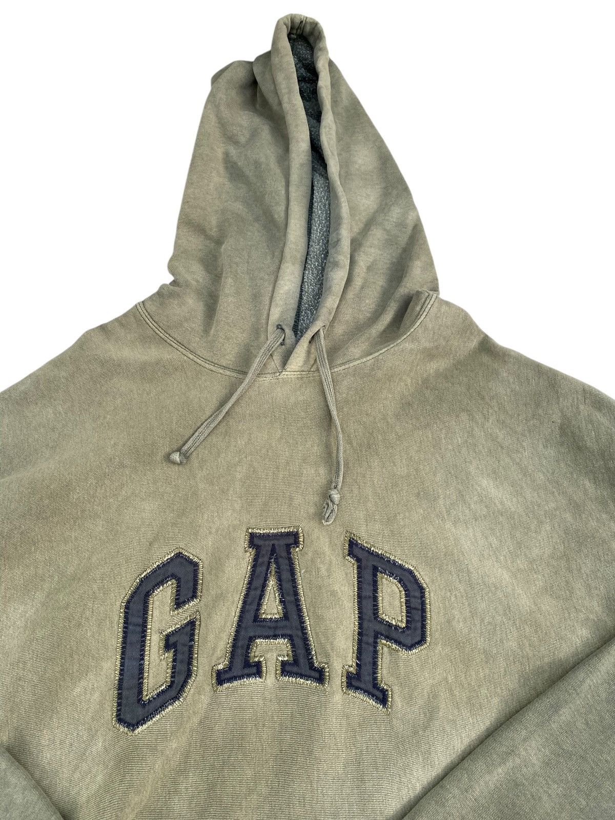 Gap Vtg Gap Hoodie Sun Faded Mos Green Size US L / EU 52-54 / 3 - 4 Thumbnail