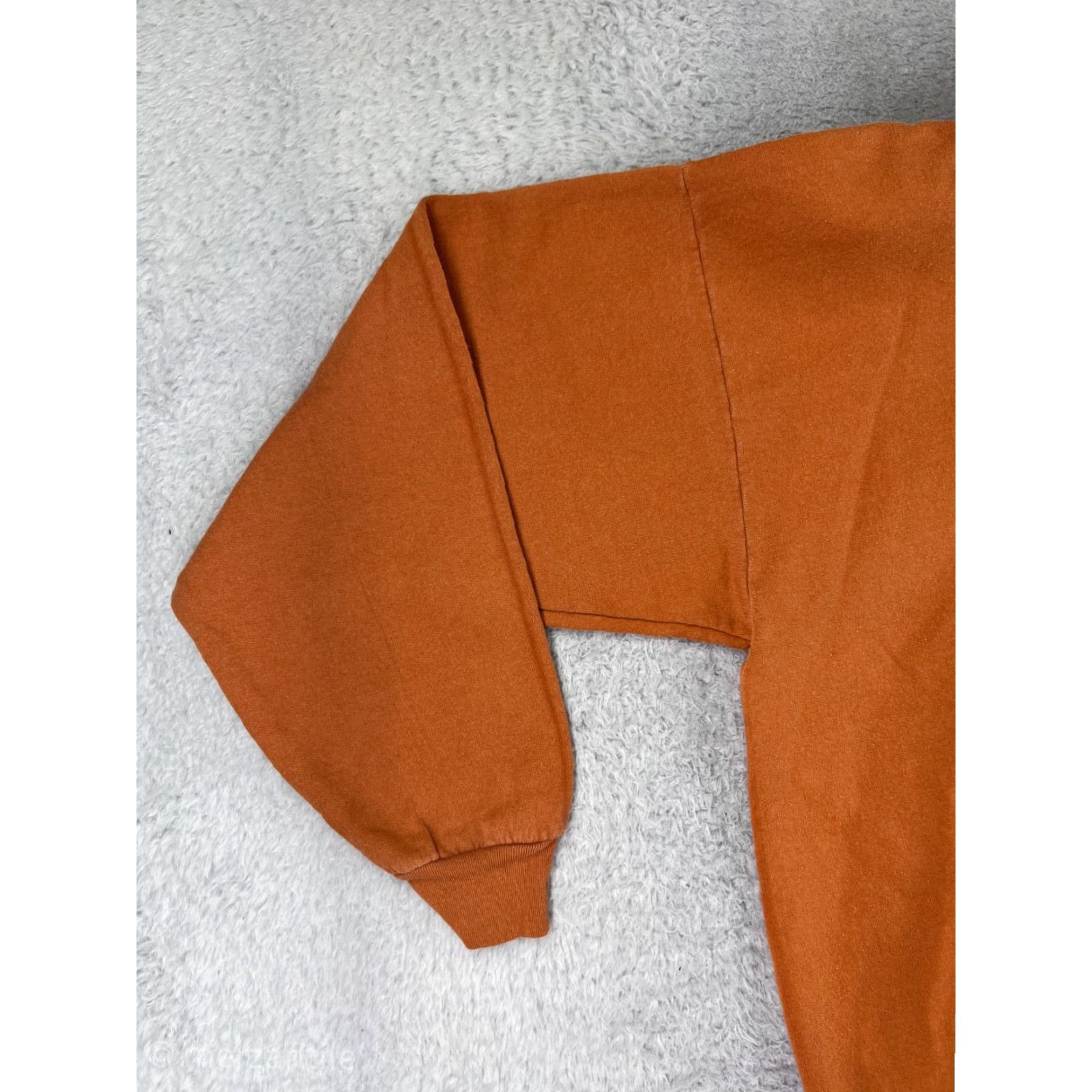 Vintage Real Dirt Adult XL Orange Hoodie Sweater Men Pockets Size US XL / EU 56 / 4 - 7 Thumbnail