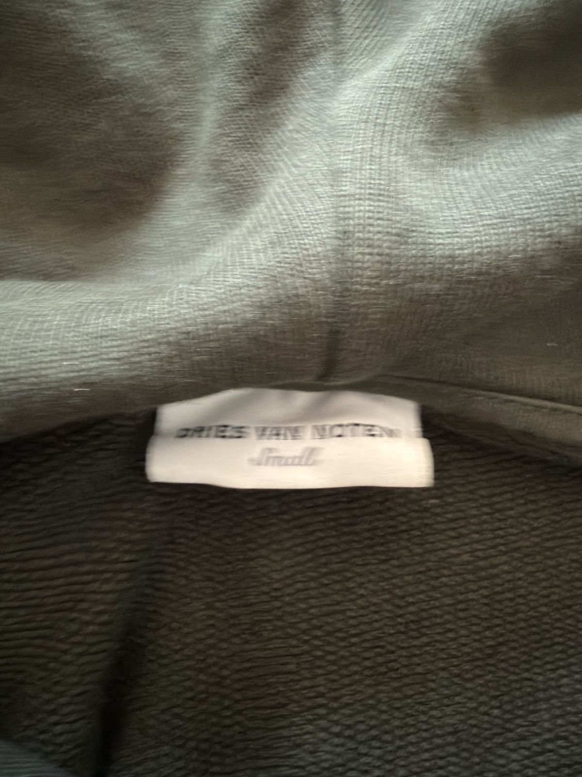 Dries Van Noten Dries Van Noten Green Cotton Relaxed Jersey Hoodie Size US S / EU 44-46 / 1 - 8 Thumbnail