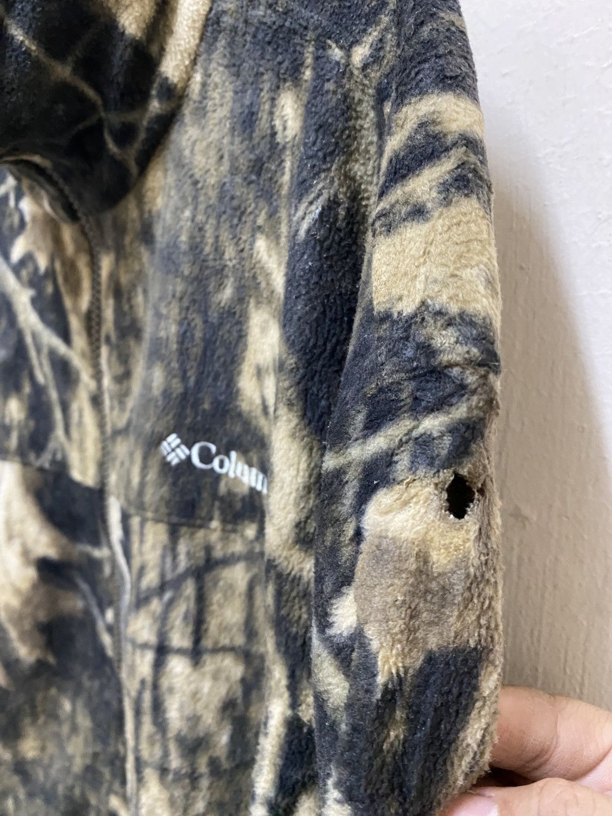 Columbia Fleece Sweatshirt Camo Realtree zipper Size US S / EU 44-46 / 1 - 12 Thumbnail