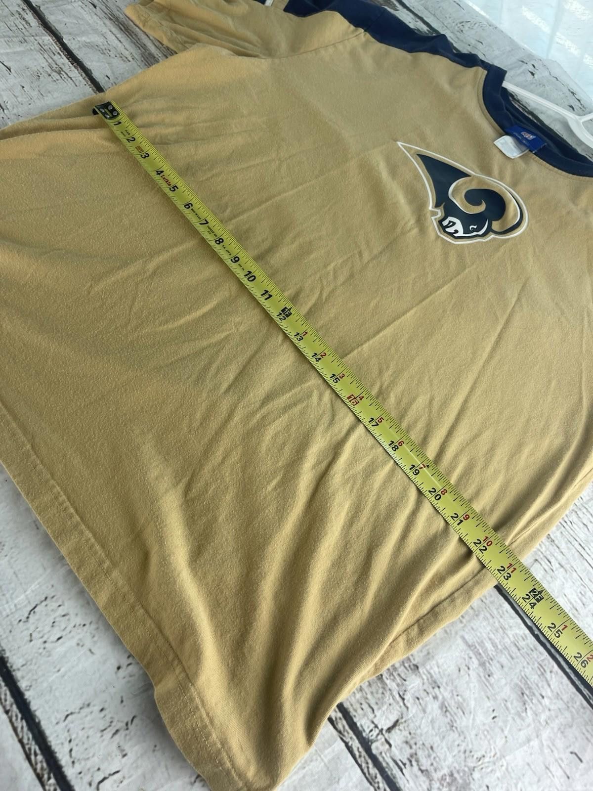 Reebok Vintage Reebok 90's NFL Los Angeles Rams Big Logo T-Shirt XL Size ONE SIZE - 8 Thumbnail