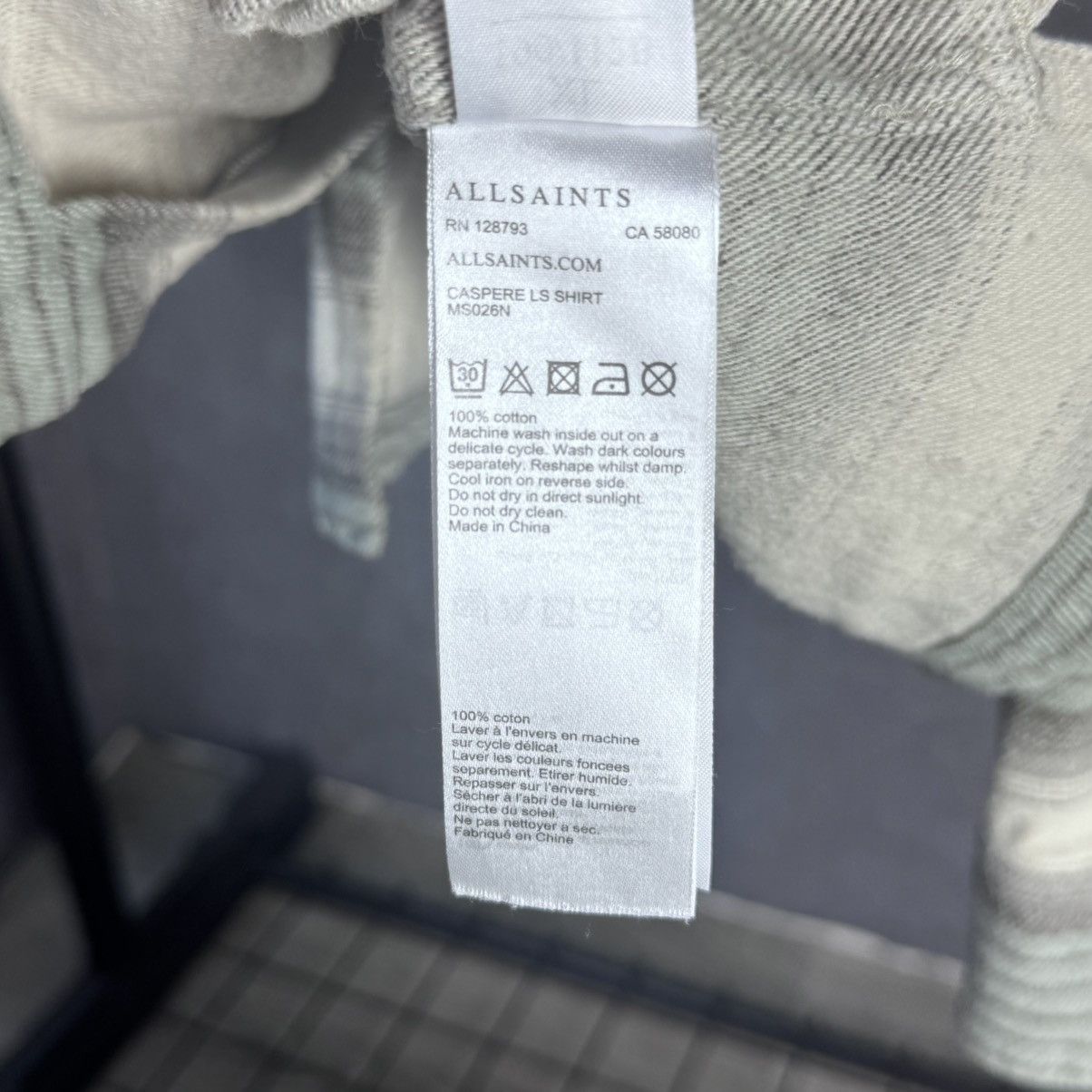 Allsaints Vintage Allsaints flannel shirt striped streetwear Y2K Size US XL / EU 56 / 4 - 8 Thumbnail