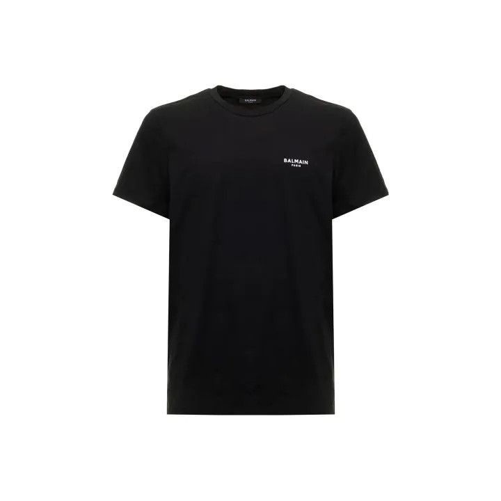 Balmain Balmain Black Short Sleeve T-Shirt for Men 0079 Size US L / EU 52-54 / 3 - 1 Thumbnail
