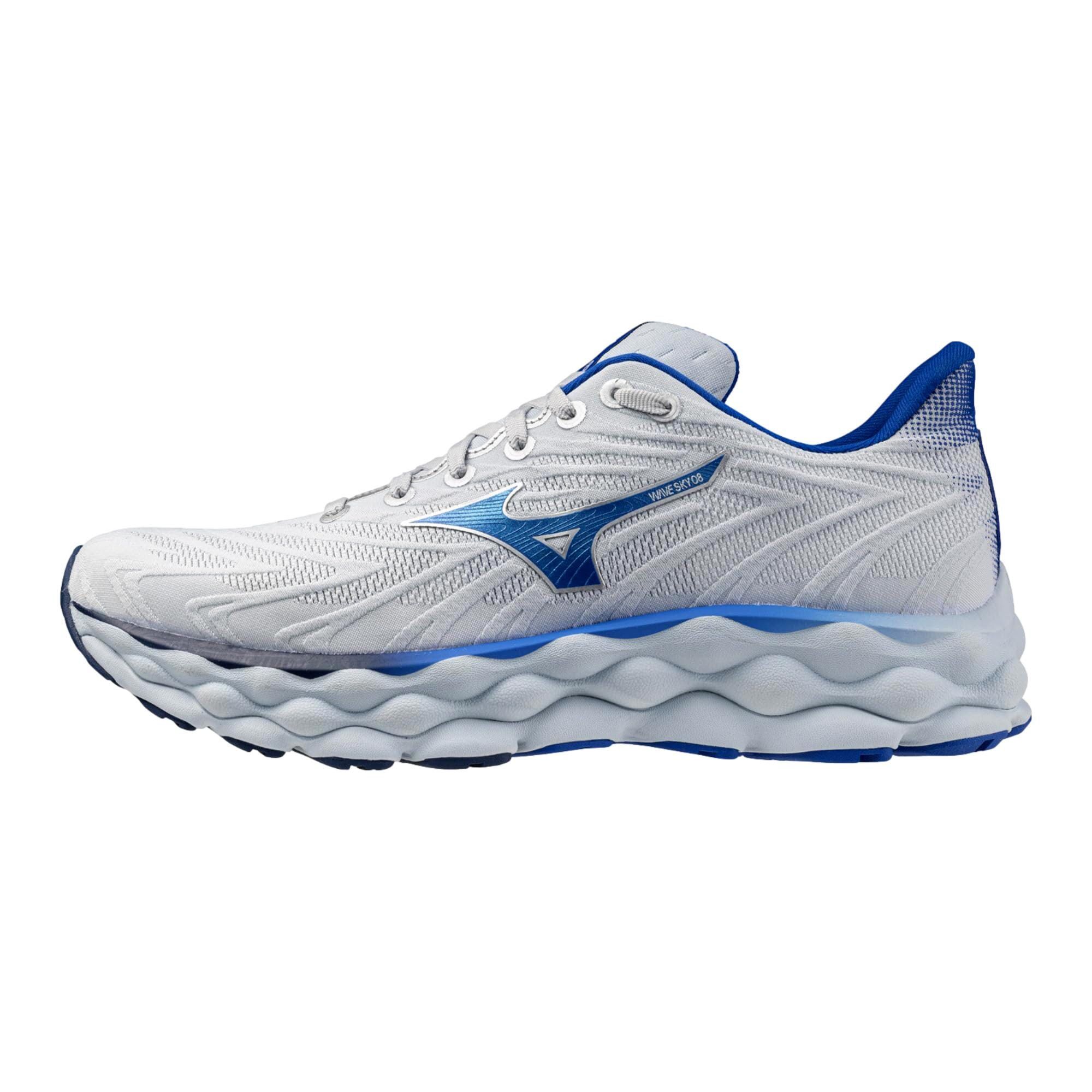 Mizuno Wave Sky 8 Plein Air/Laser Blue J1GC240201 Size US 12 / EU 45 - 1 Thumbnail